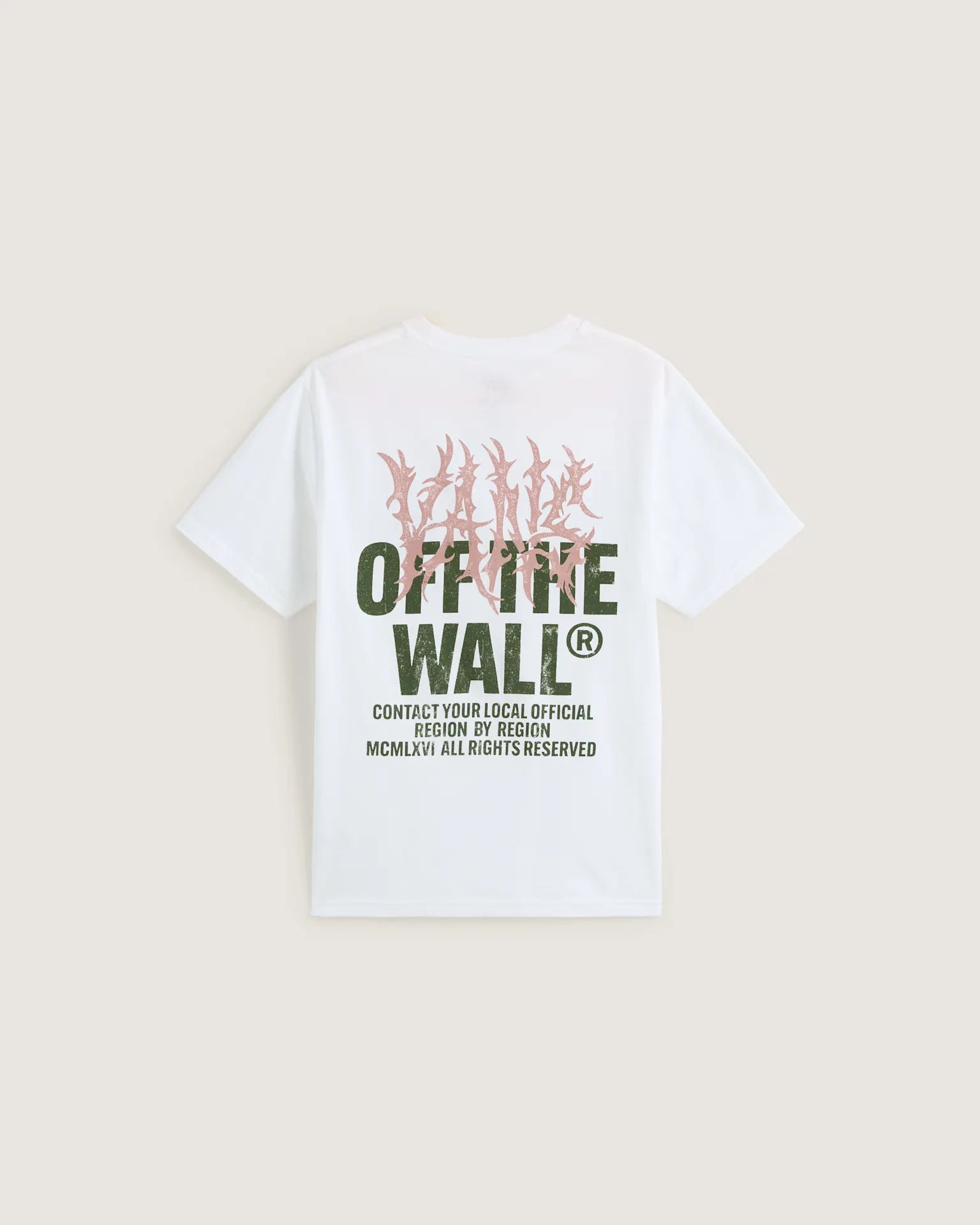 VANS Metal Wall SS White Póló VN000R03WHT1 - 2