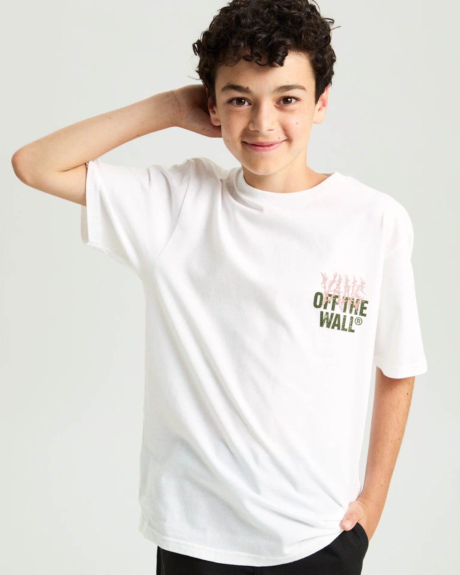 VANS Metal Wall SS White Póló VN000R03WHT1 - 3