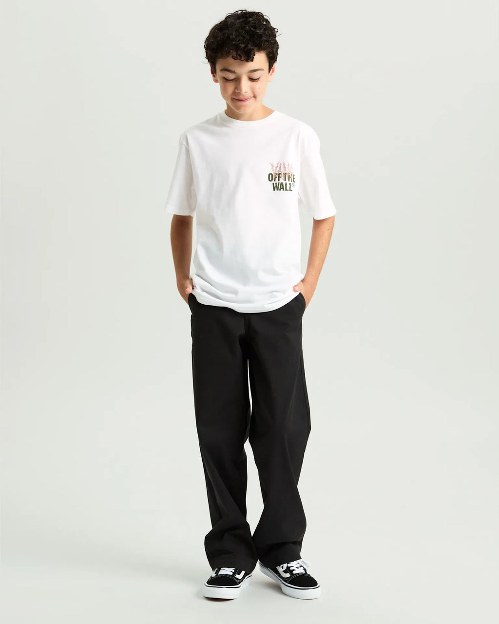 VANS Metal Wall SS White Póló VN000R03WHT1 - 5