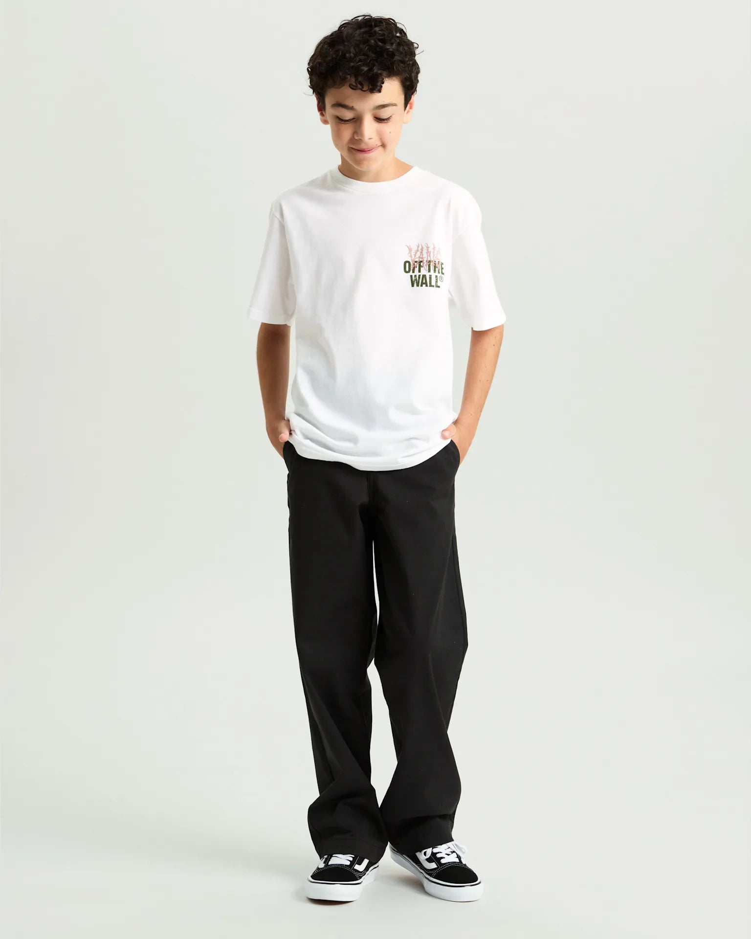 VANS Metal Wall SS White Póló VN000R03WHT1 - 5