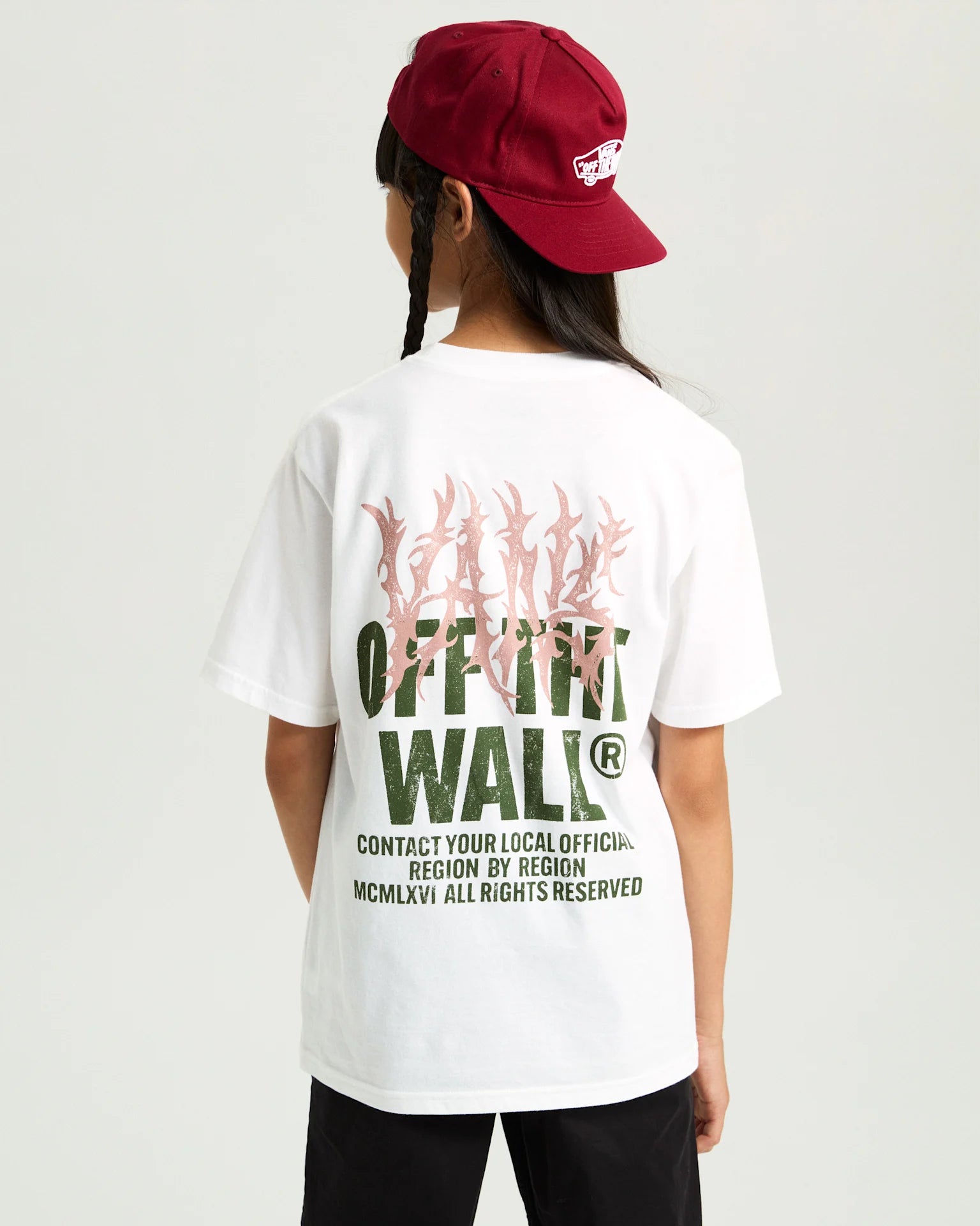 VANS Metal Wall SS White Póló VN000R03WHT1 - 8