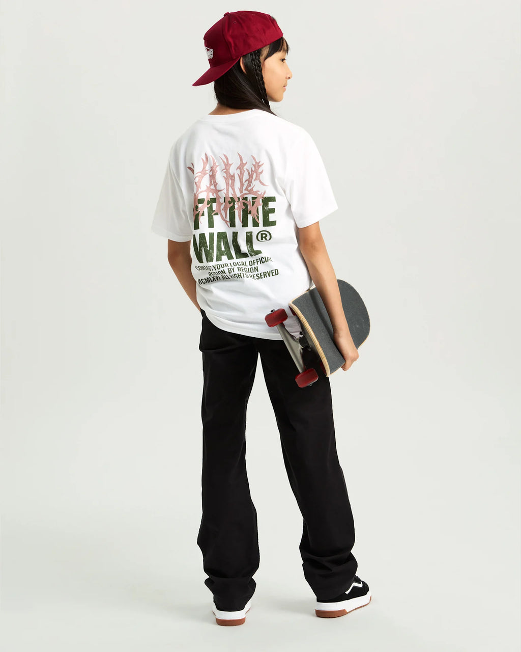 VANS Metal Wall SS White Póló VN000R03WHT1 - 9