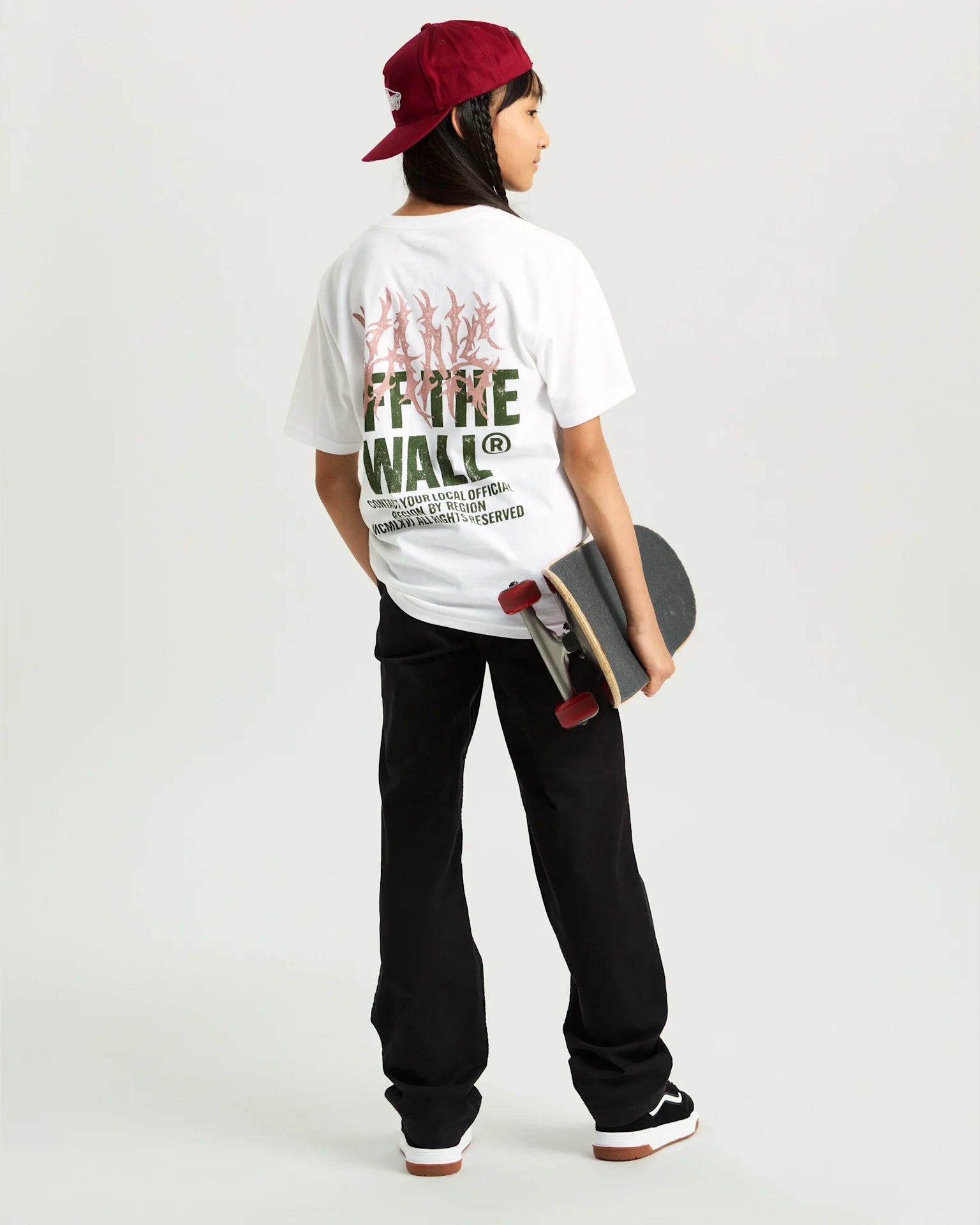 VANS Metal Wall SS White Póló VN000R03WHT1 - 9