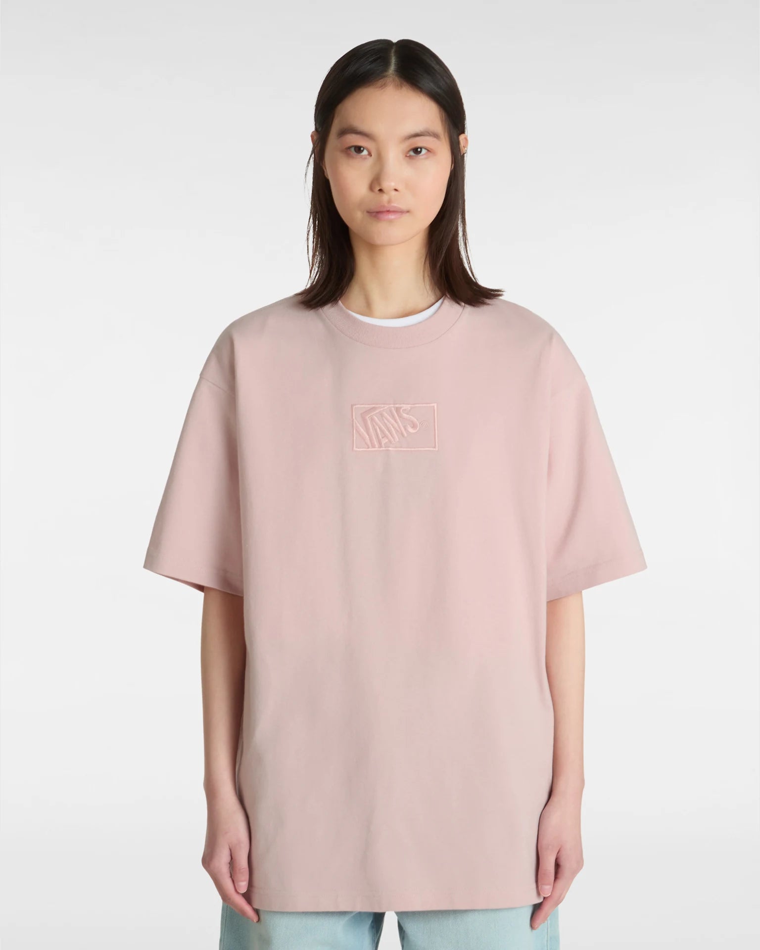 VANS BLOCKED BOX LOOSE SS SEPIA ROSE Póló VN000RAPO3N1 - 3