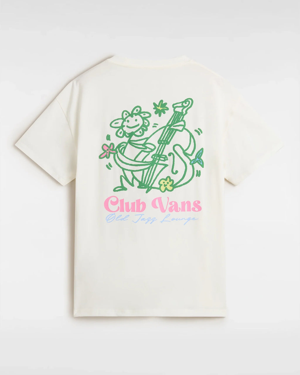 VANS FLOWER CHELLO OS TEE marshmallow kép 1