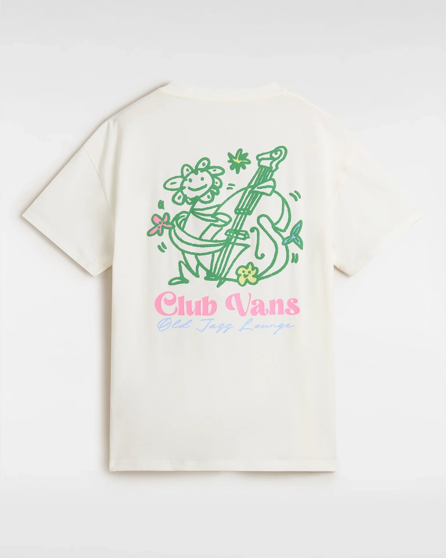 VANS FLOWER CHELLO OS TEE marshmallow kép 1