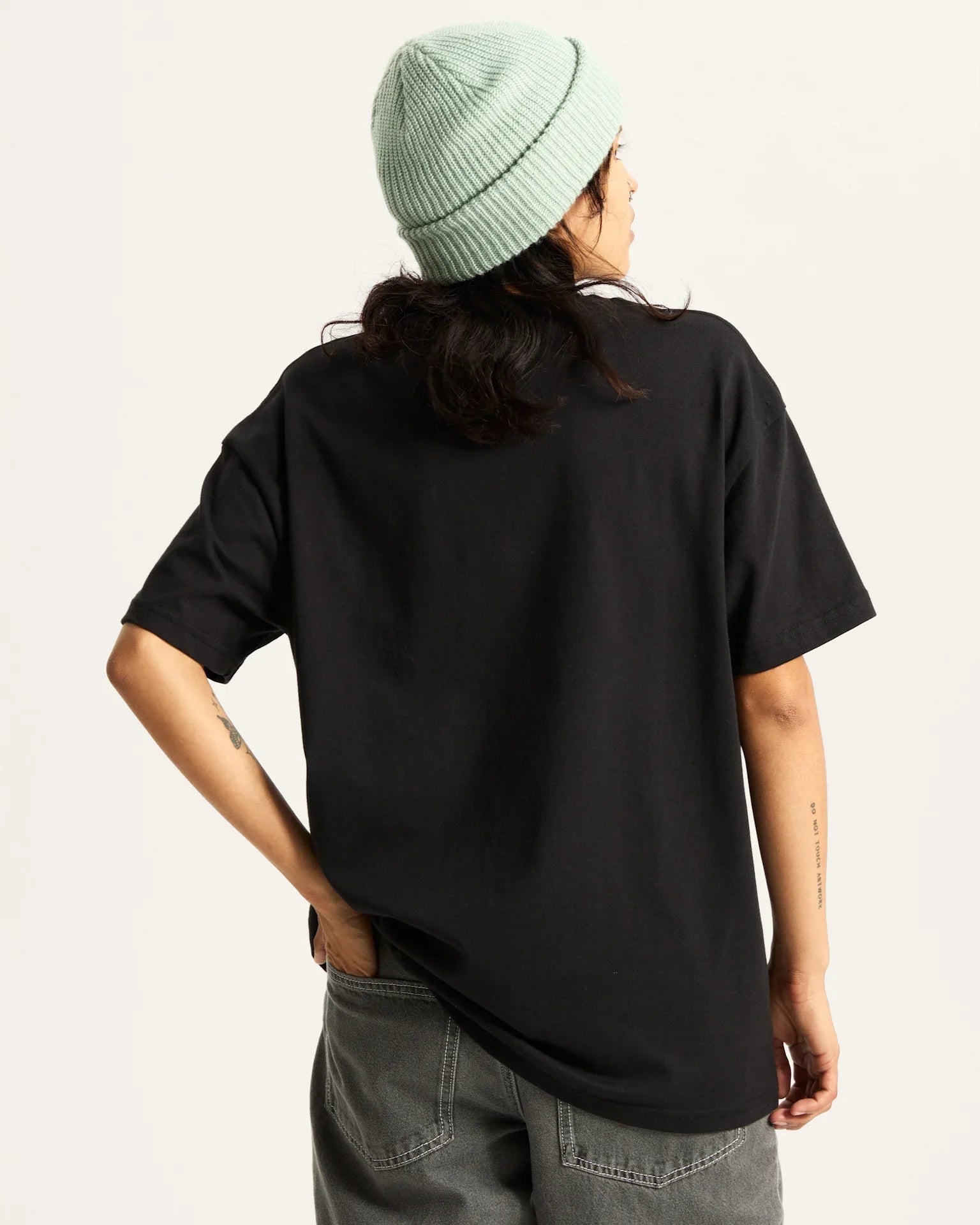 VANS DOWN THE RABBIT HOLE TEE Black kép 4