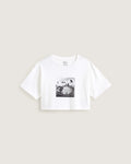 VANS Rhythm Relaxed Crop ss White kép 1