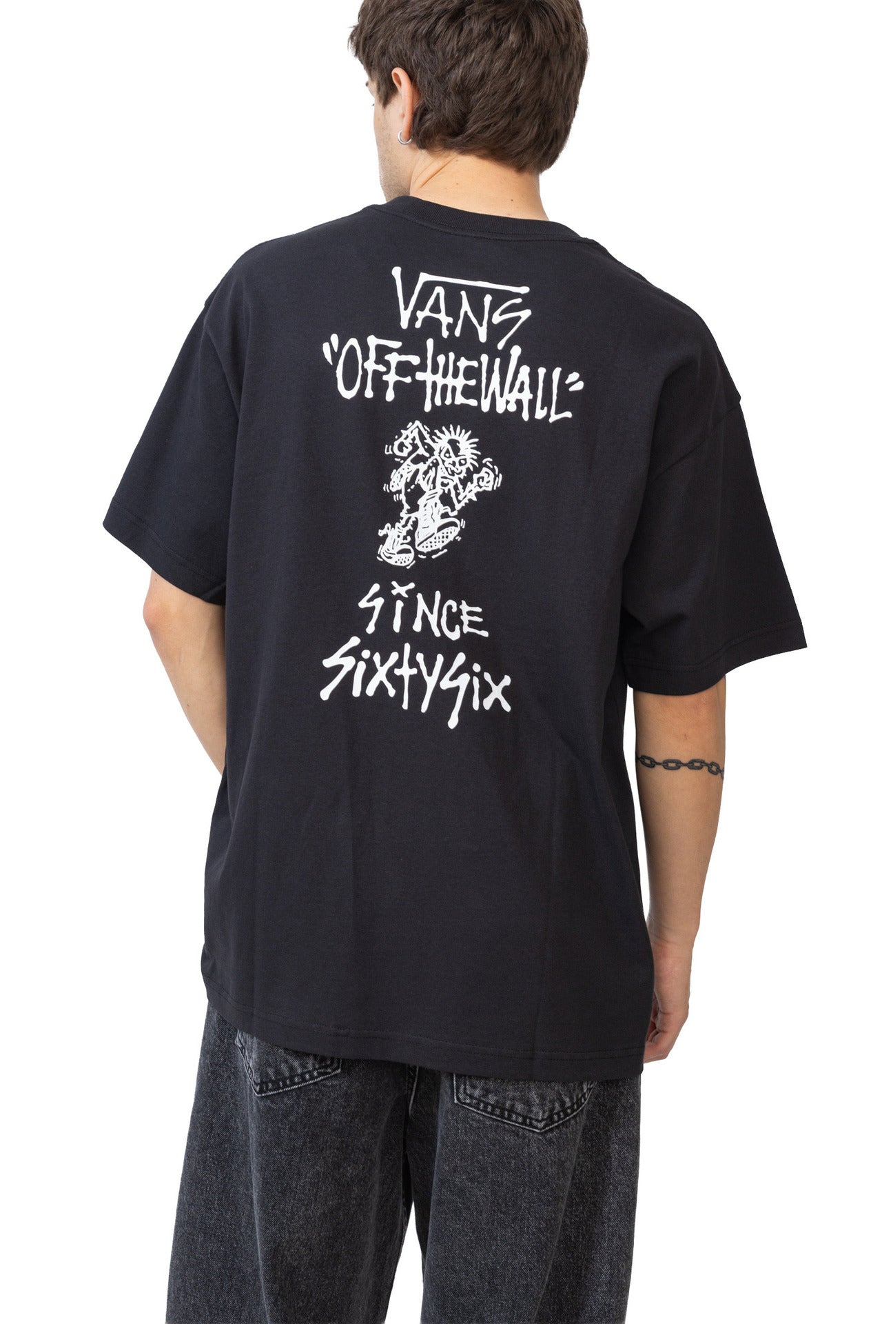 VANS STOMPER LOOSE FIT SS TEE Black Póló VN000RD4BLK1 - 1