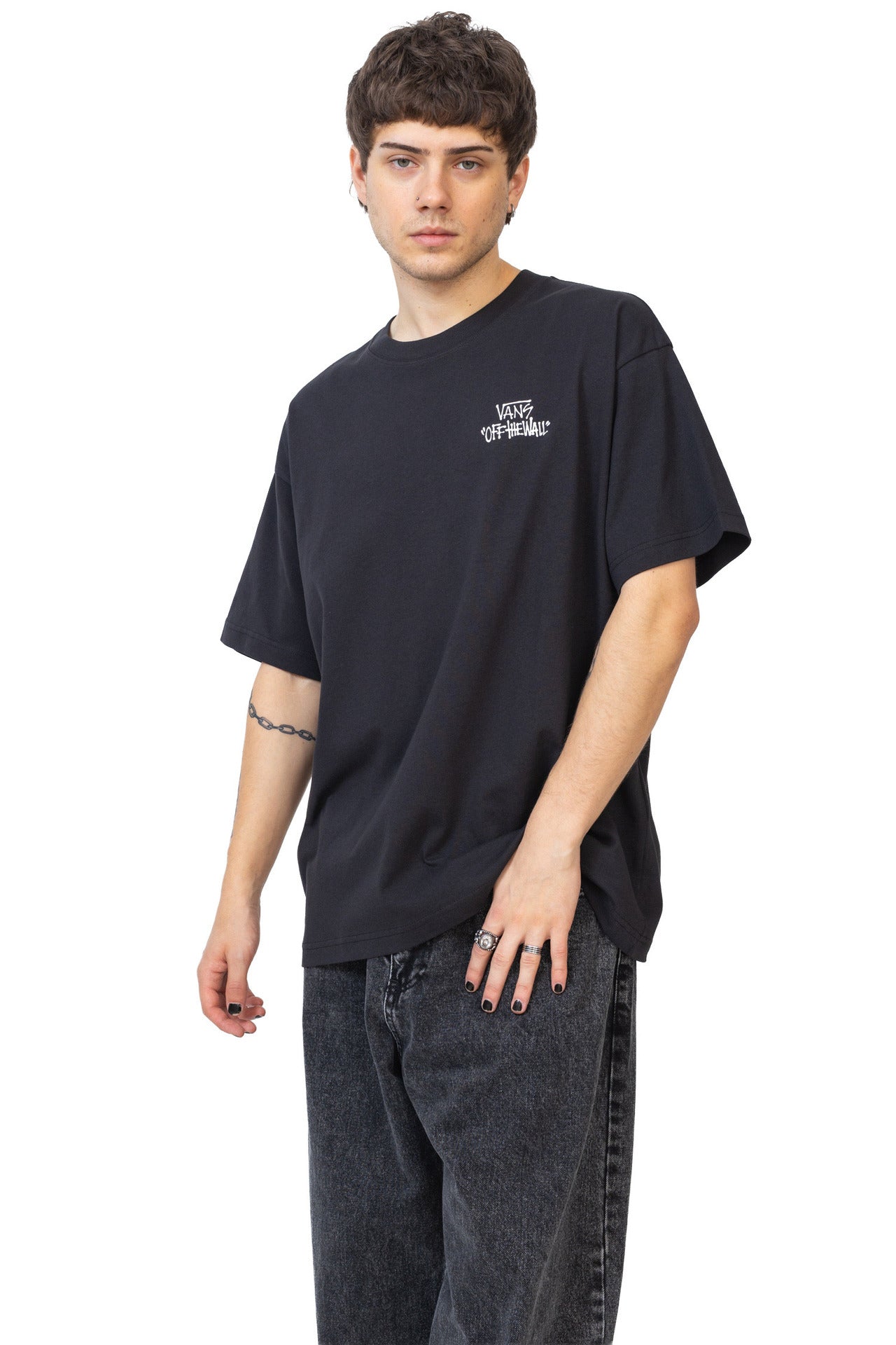 VANS STOMPER LOOSE FIT SS TEE Black Póló VN000RD4BLK1 - 2