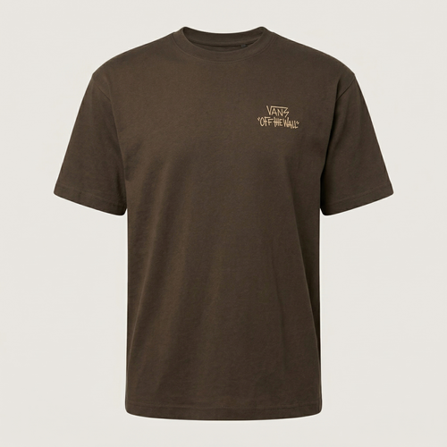 VANS STOMPER LOOSE FIT SS TE Coal Brown Póló VN000RD4EMP1 - 2