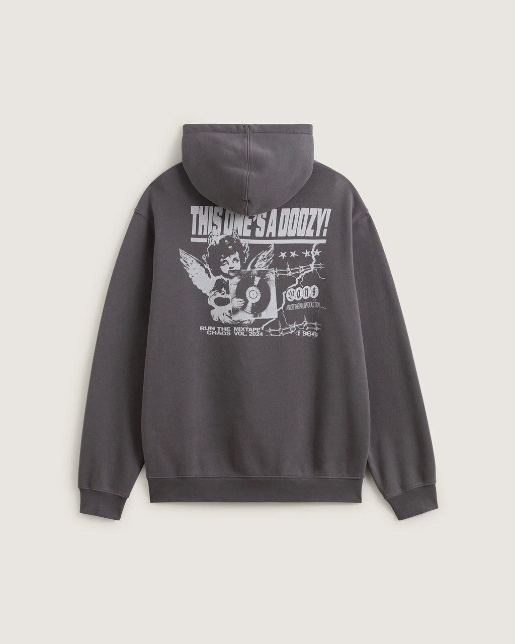 VANS EARTHBOUND LOOSE PO FLEECE MOUNTAIN ESSENTIALS Asphalt Pulóver VN000RD71O71 - 2