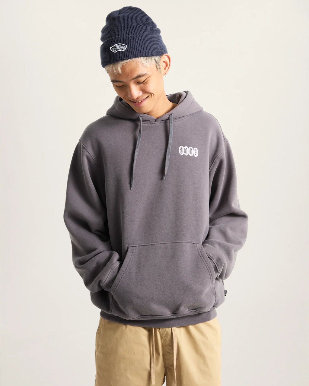 VANS EARTHBOUND LOOSE PO FLEECE MOUNTAIN ESSENTIALS Asphalt Pulóver VN000RD71O71 - 3