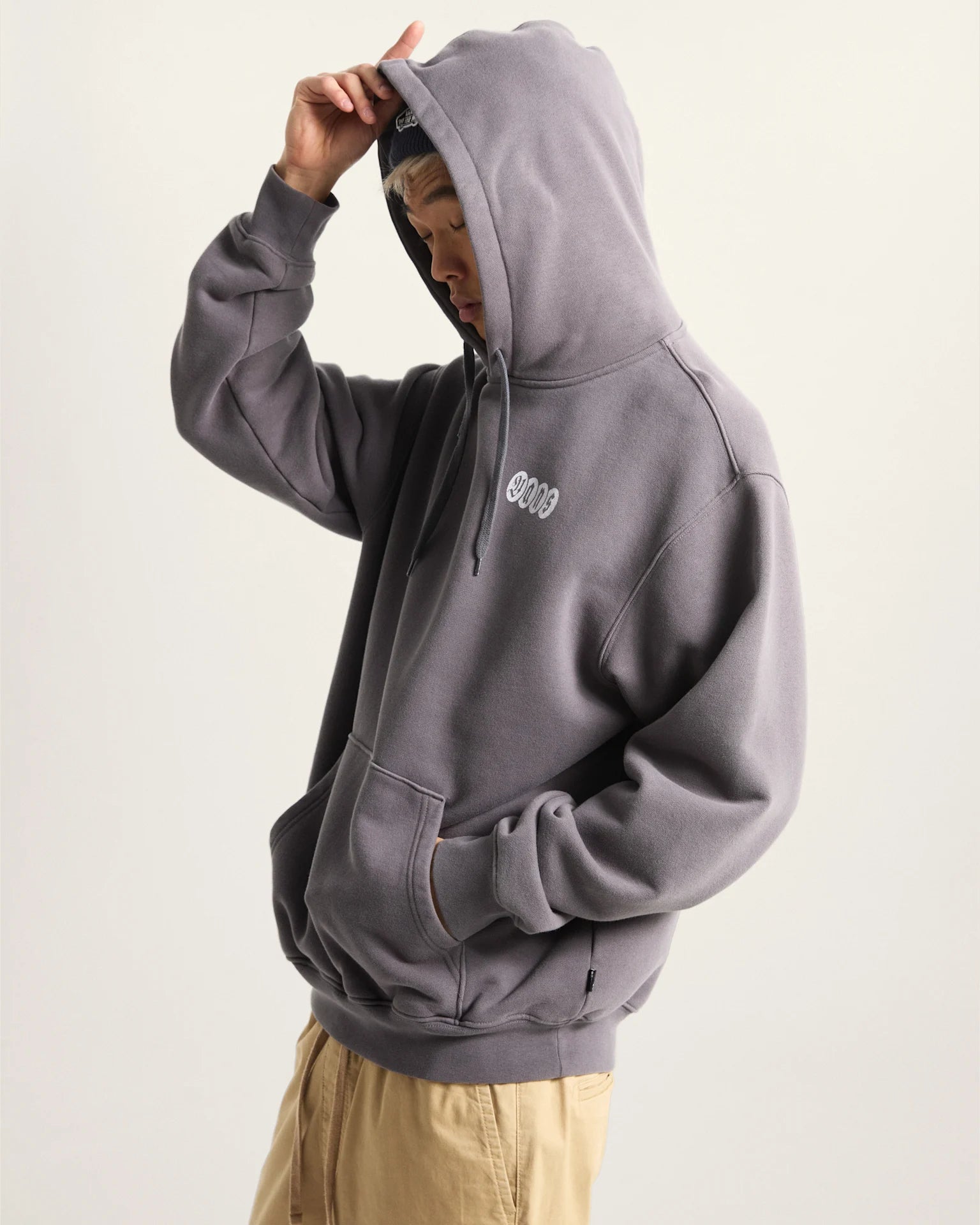 VANS EARTHBOUND LOOSE PO FLEECE MOUNTAIN ESSENTIALS Asphalt Pulóver VN000RD71O71 - 5