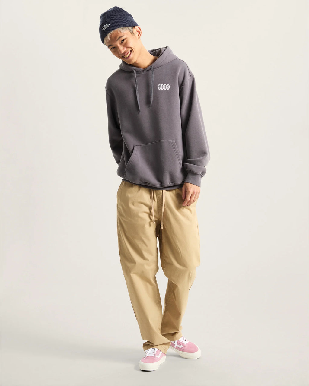 VANS EARTHBOUND LOOSE PO FLEECE MOUNTAIN ESSENTIALS Asphalt Pulóver VN000RD71O71 - 6