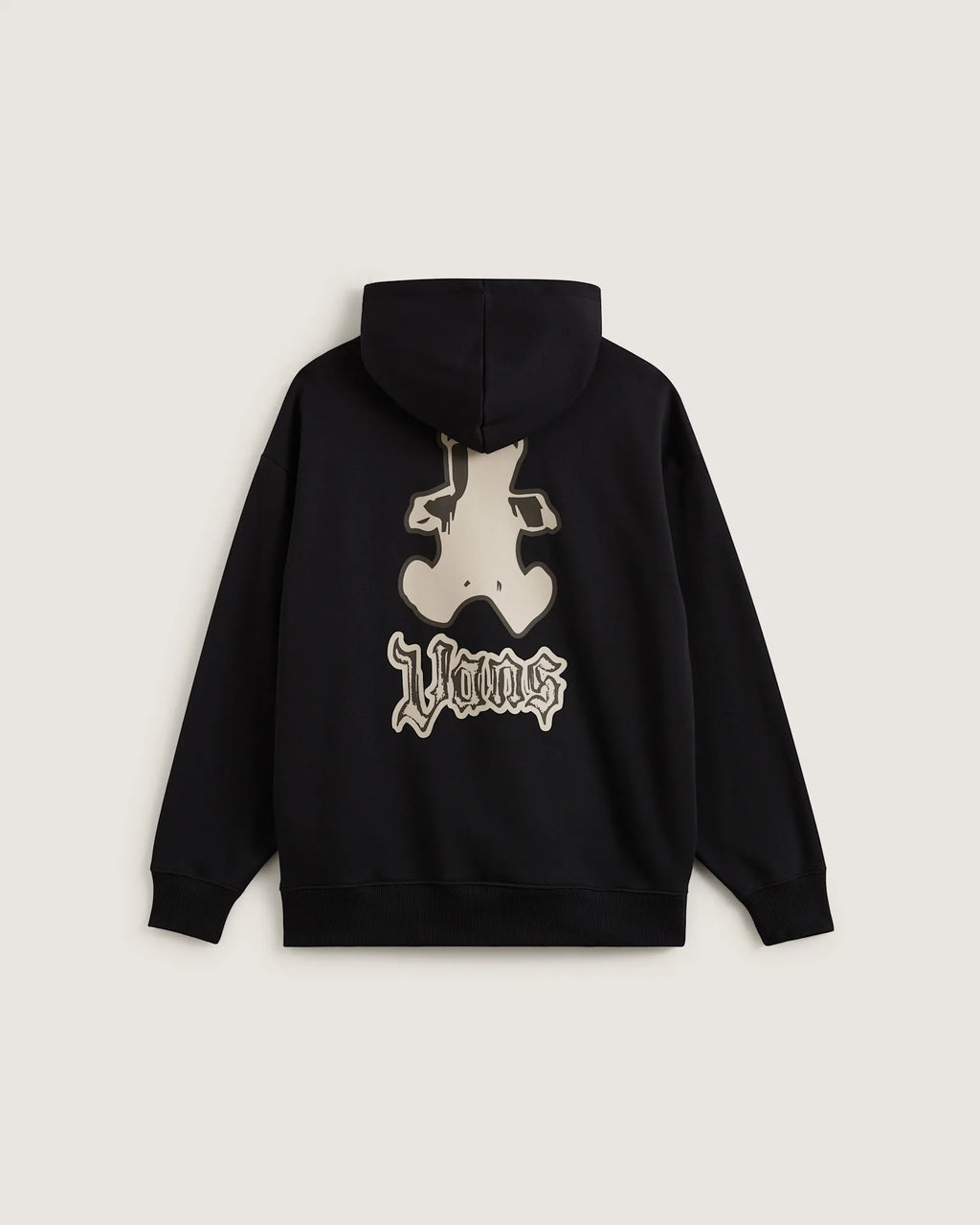 VANS LIL BEAR OS HOODIE Black Pulóver VN000REMBLK1 - 2