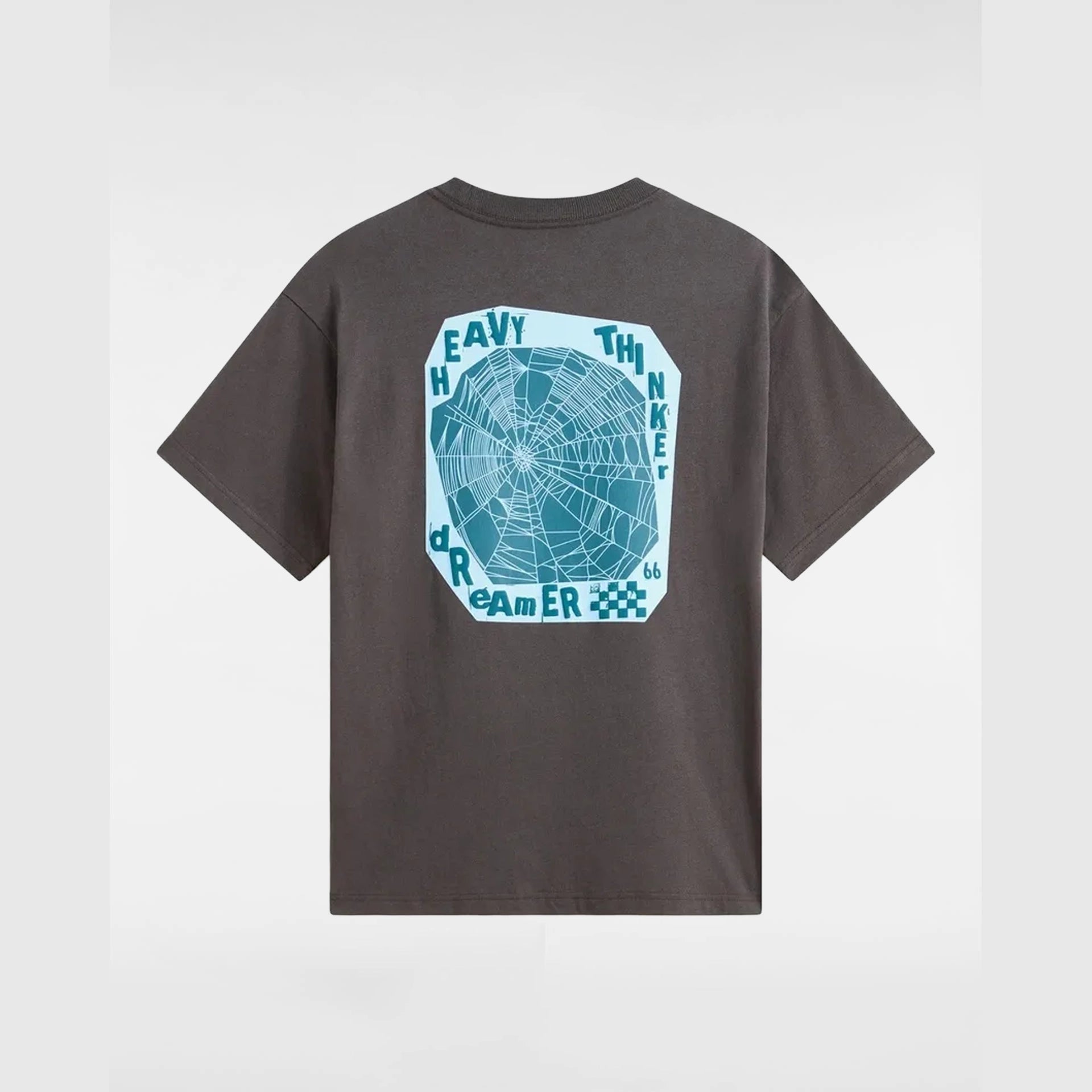 VANS HEAVY THINKER LOOSE SS Faded Black Póló VN000RFMEMV1 - 2