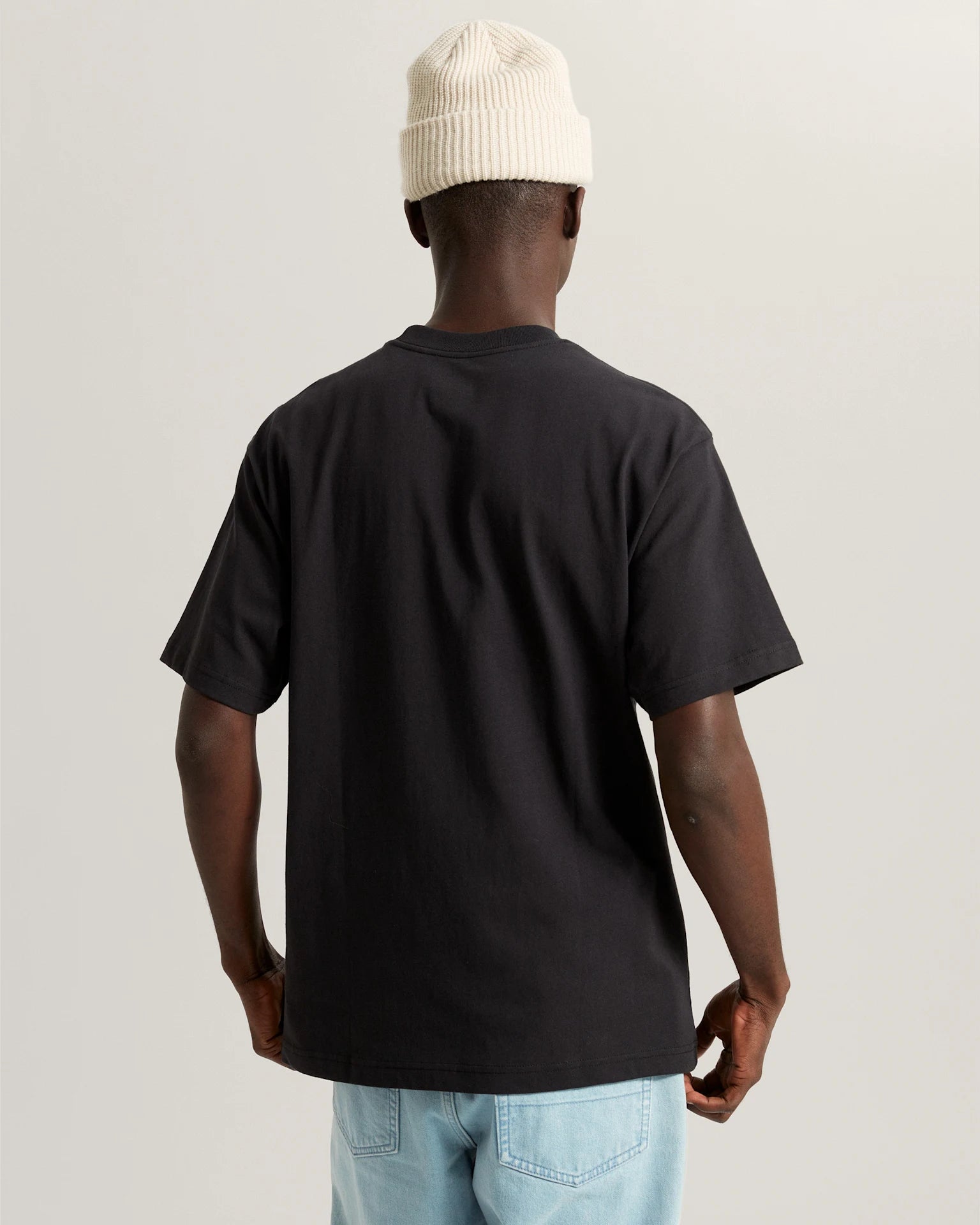 VANS MIRROR V LOOSE SS Black Póló VN000RFUBLK1 - 4