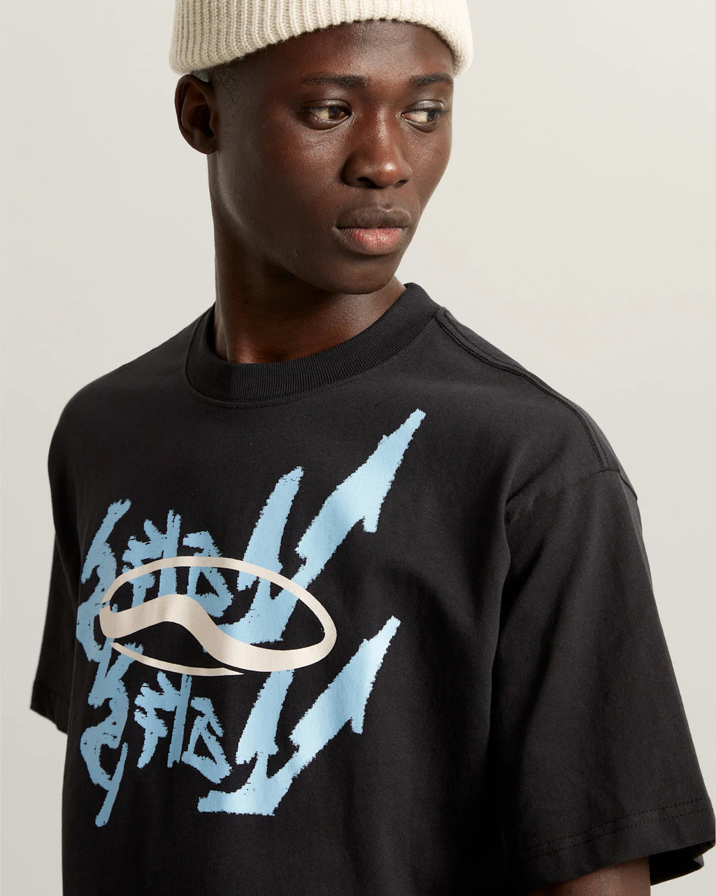 VANS MIRROR V LOOSE SS Black Póló VN000RFUBLK1 - 6