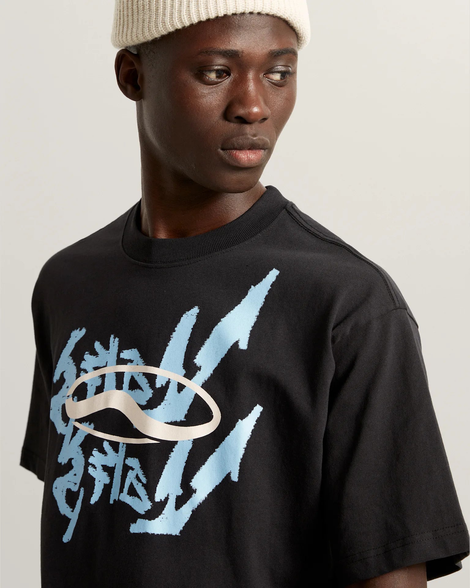 VANS MIRROR V LOOSE SS Black Póló VN000RFUBLK1 - 6