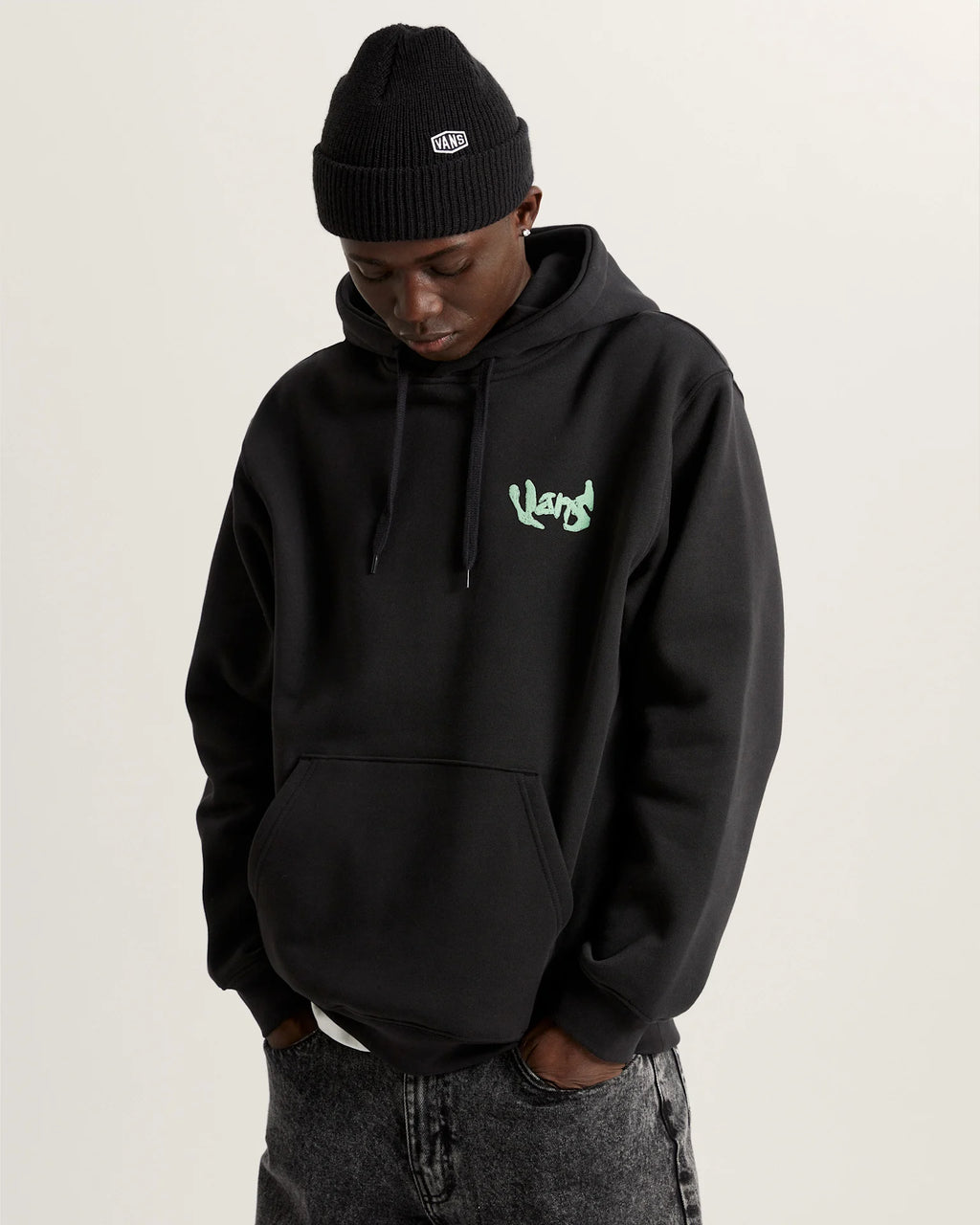 VANS EVOLVE PO HOODIE Black Pulóver VN000RG2BLK1 - 3