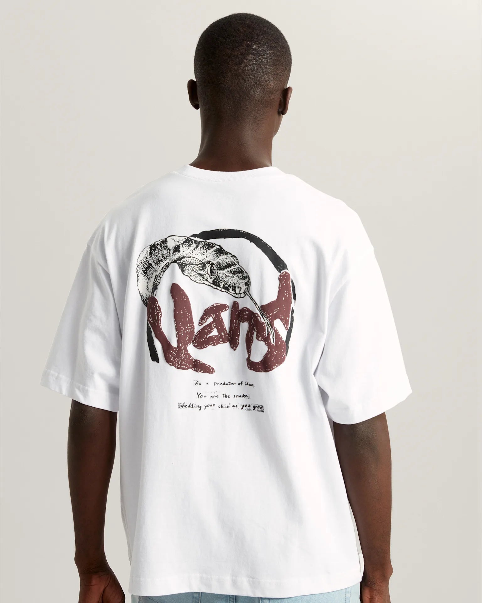 VANS EVOLVE SS White Póló VN000RG4WHT1 - 4