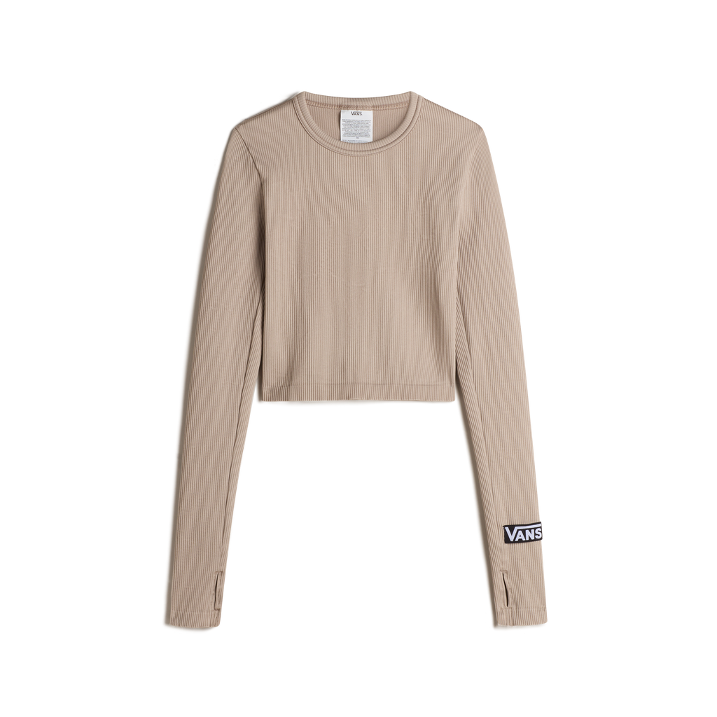 VANS MTE Crosspath Seamless LS Crop MUSHROOM kép 1