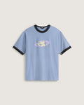 VANS Pixel Globe SS Tee Glacial Slate Póló VN000SMSFOI1 - 1