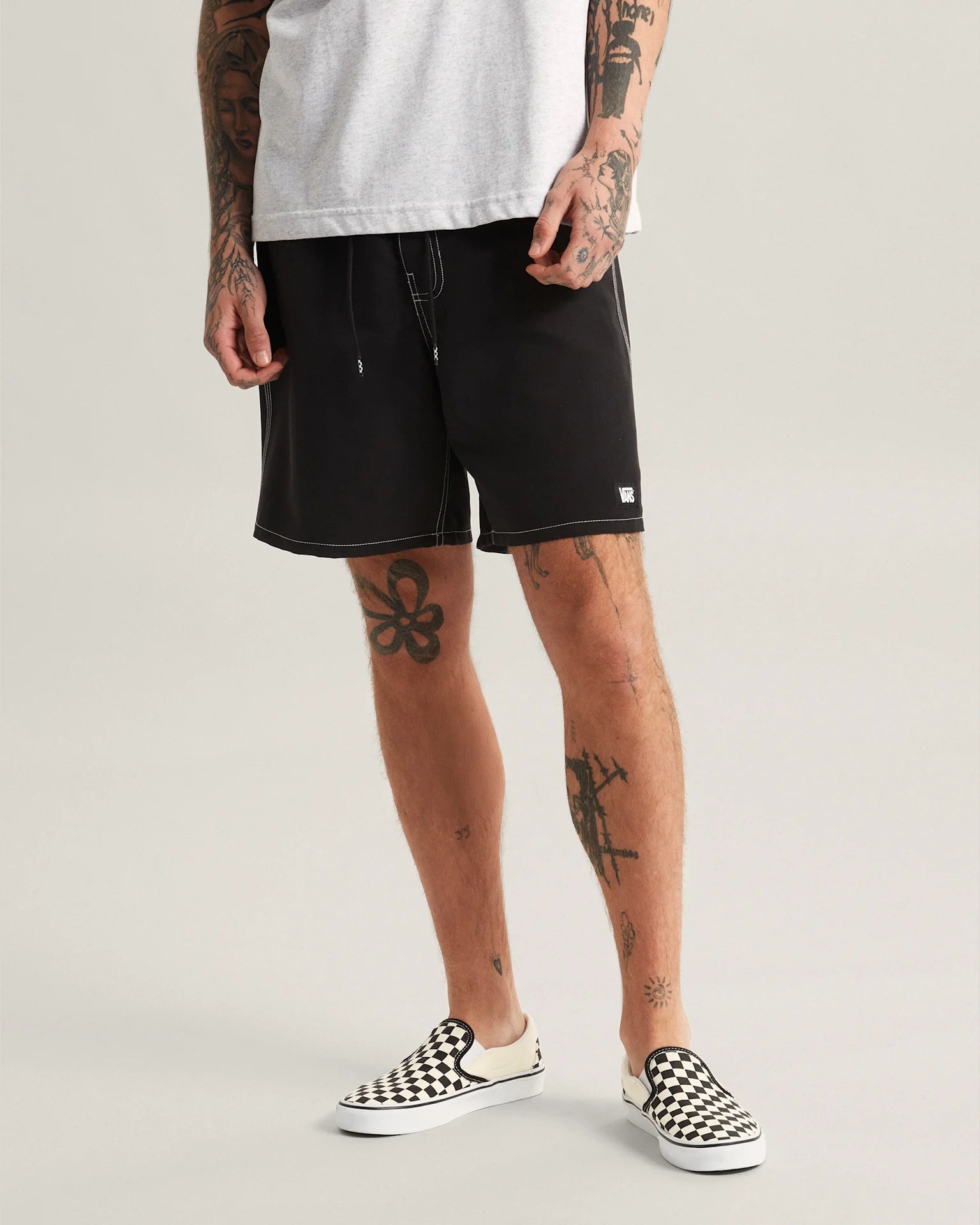 VANS Everride Boardshort Black Úszónadrág VN000SQ4BLK1 - 3