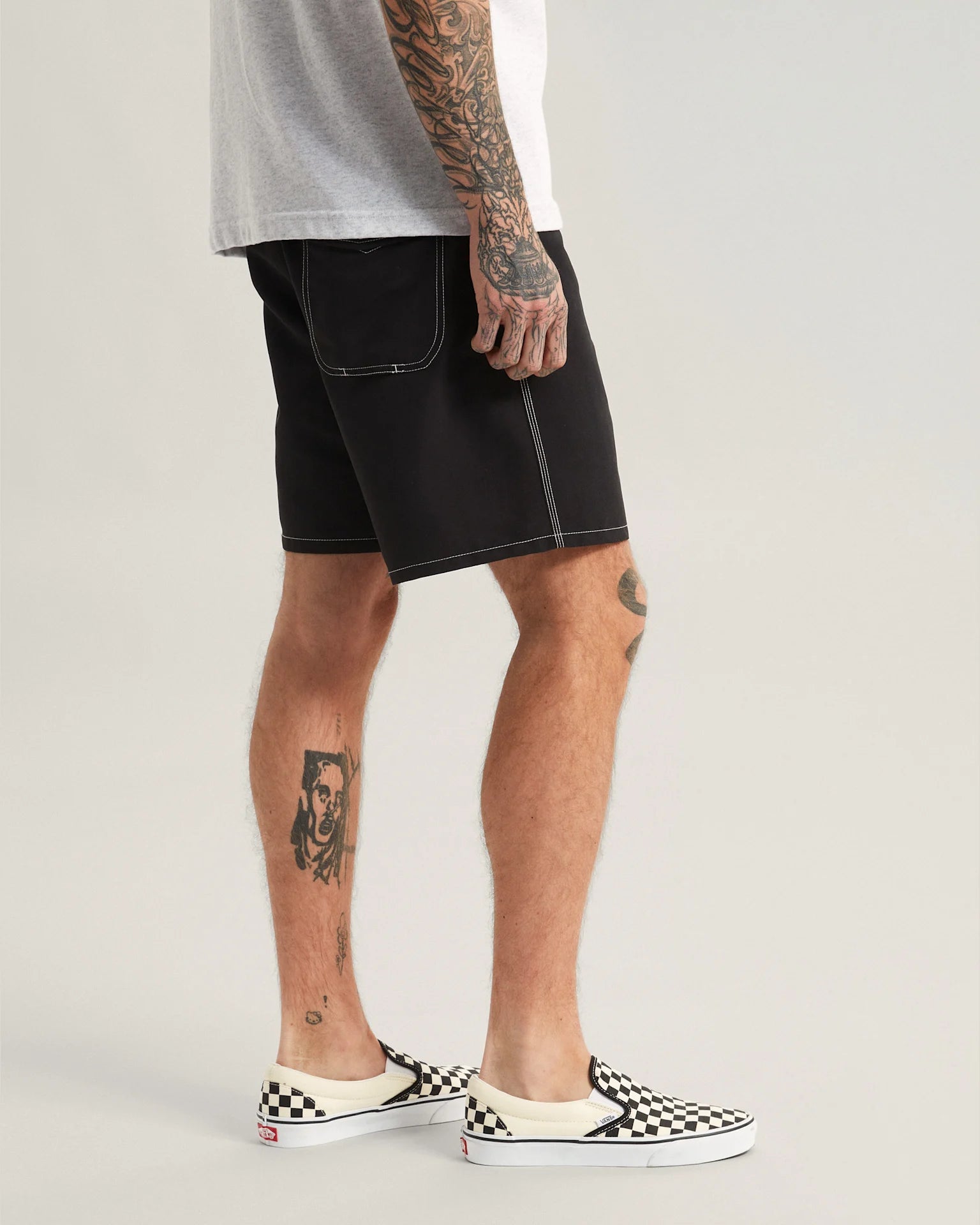 VANS Everride Boardshort Black Úszónadrág VN000SQ4BLK1 - 5
