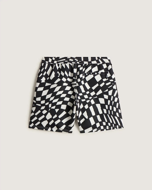 VANS Primary II Elastic Printed Boardshort Black/White Úszónadrág VN000SQDY281 - 2