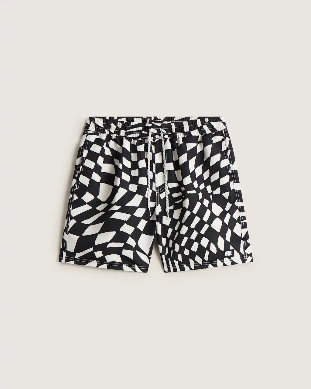 VANS Primary II Elastic Printed Boardshort Black/White Úszónadrág VN000SQDY281 - 1