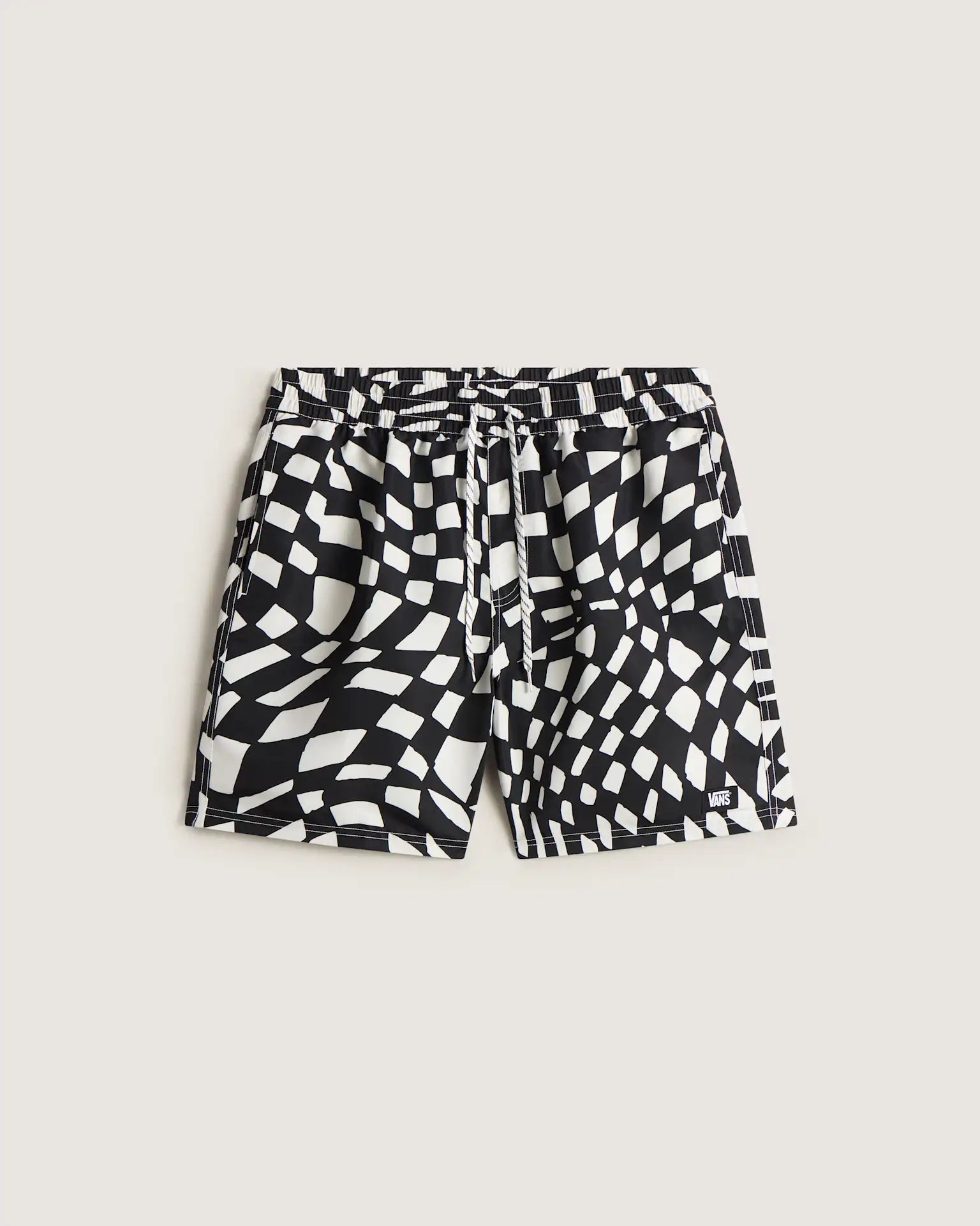 VANS Primary II Elastic Printed Boardshort Black/White Úszónadrág VN000SQDY281 - 1