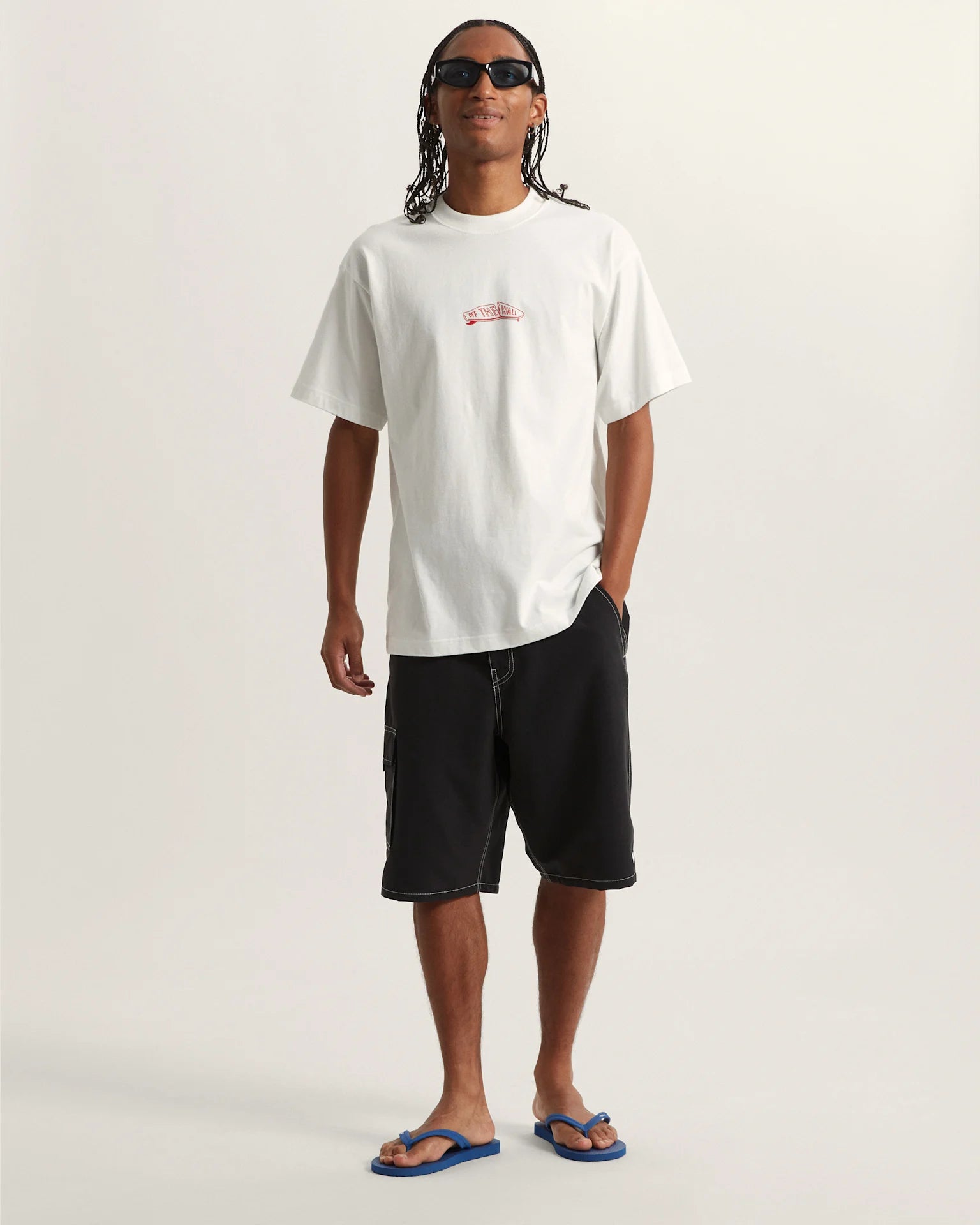 VANS Voyage Long Cargo Boardshort Black Úszónadrág VN000SQHBLK1 - 6
