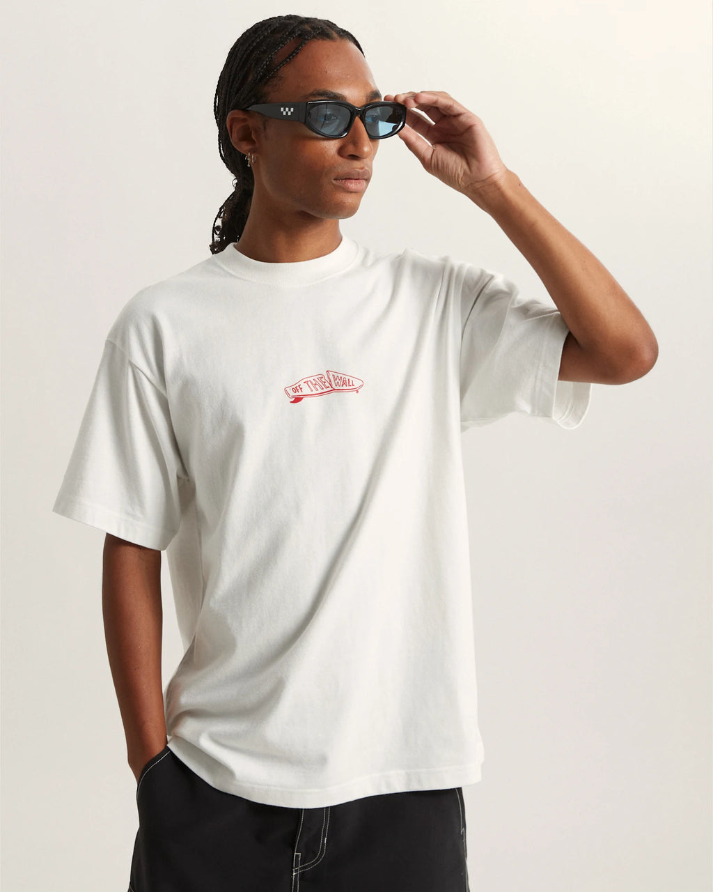 VANS Buckled SS Tee White Póló VN000SR3WHT1 - 3