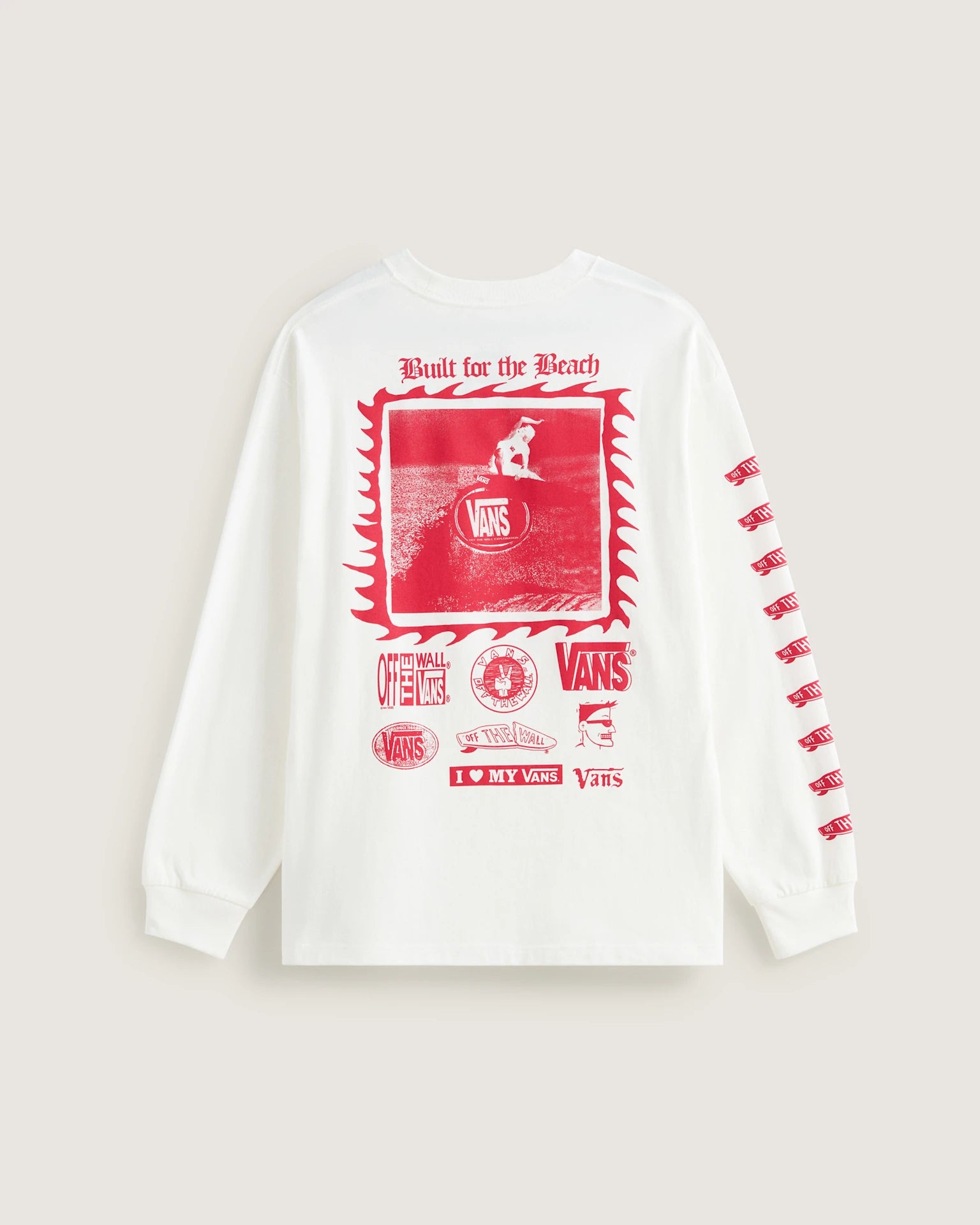 VANS I Need My LS Tee White Póló VN000SRDWHT1 - 2