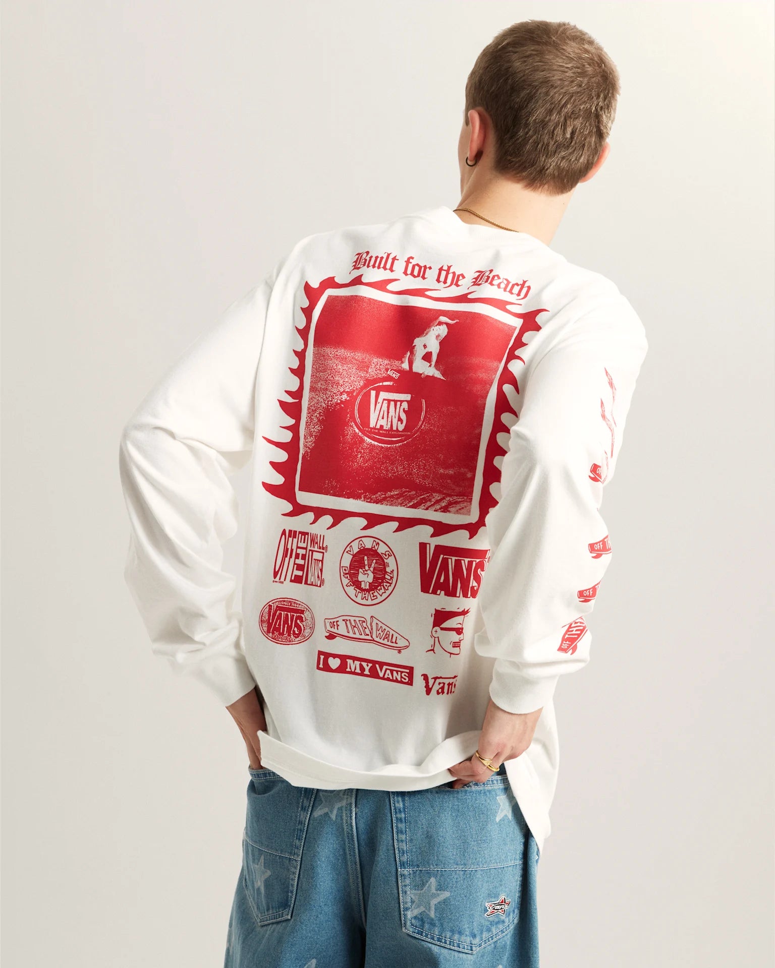 VANS I Need My LS Tee White Póló VN000SRDWHT1 - 4