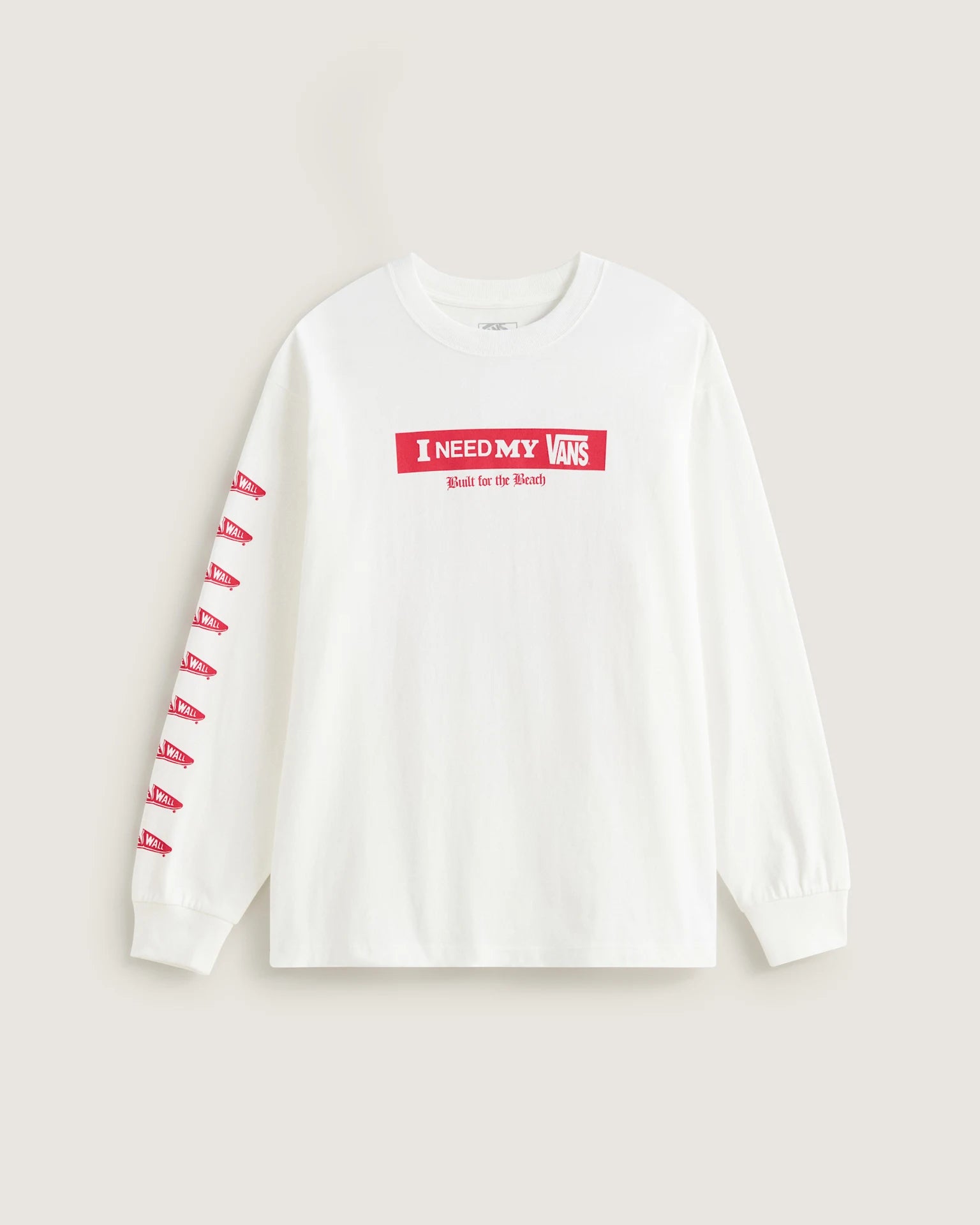 VANS I Need My LS Tee White Póló VN000SRDWHT1 - 1