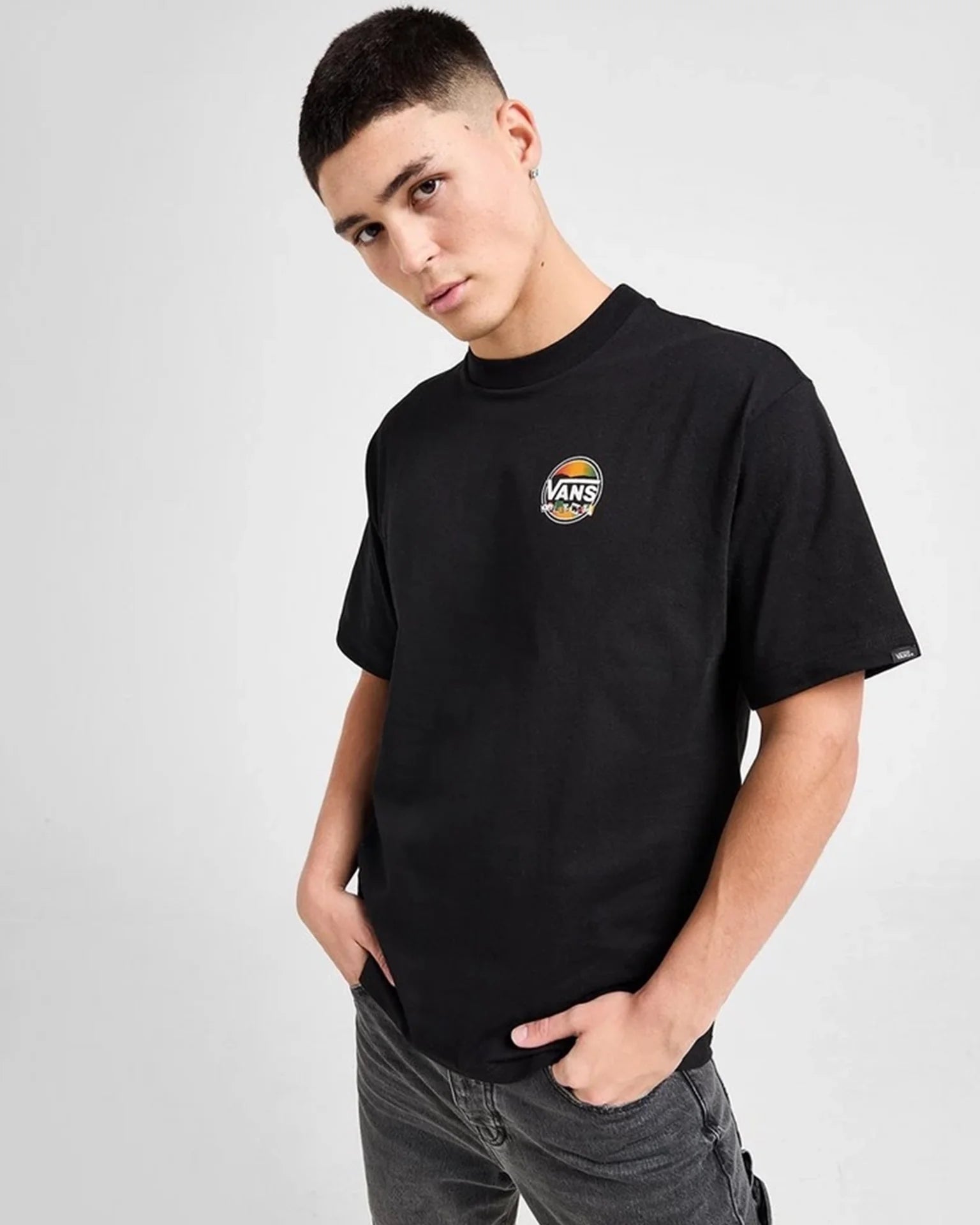 VANS GRID NOTE S/S Black kép 4