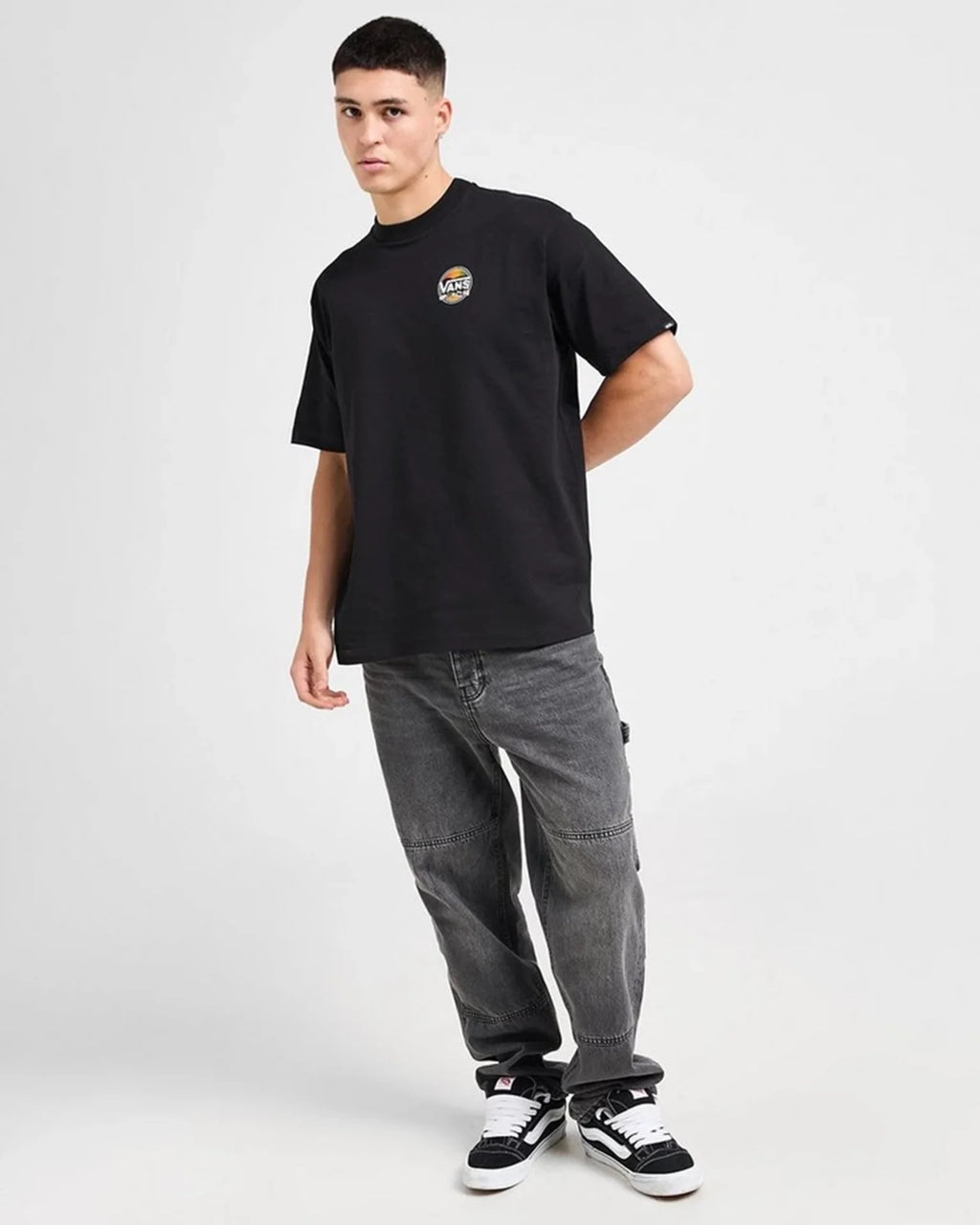 VANS GRID NOTE S/S Black kép 3