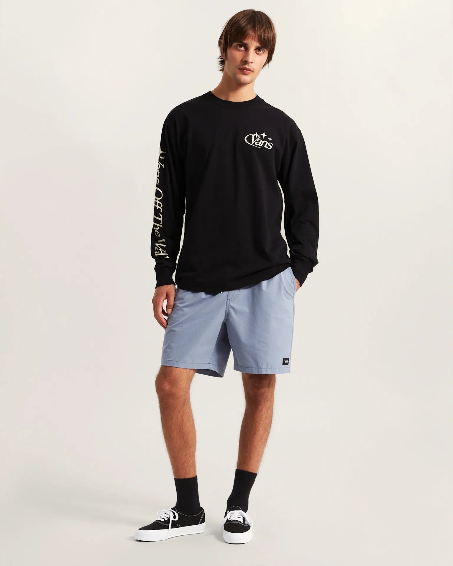 VANS Advanced Vee LS Tee Black Póló VN000SX4BLK1 - 5
