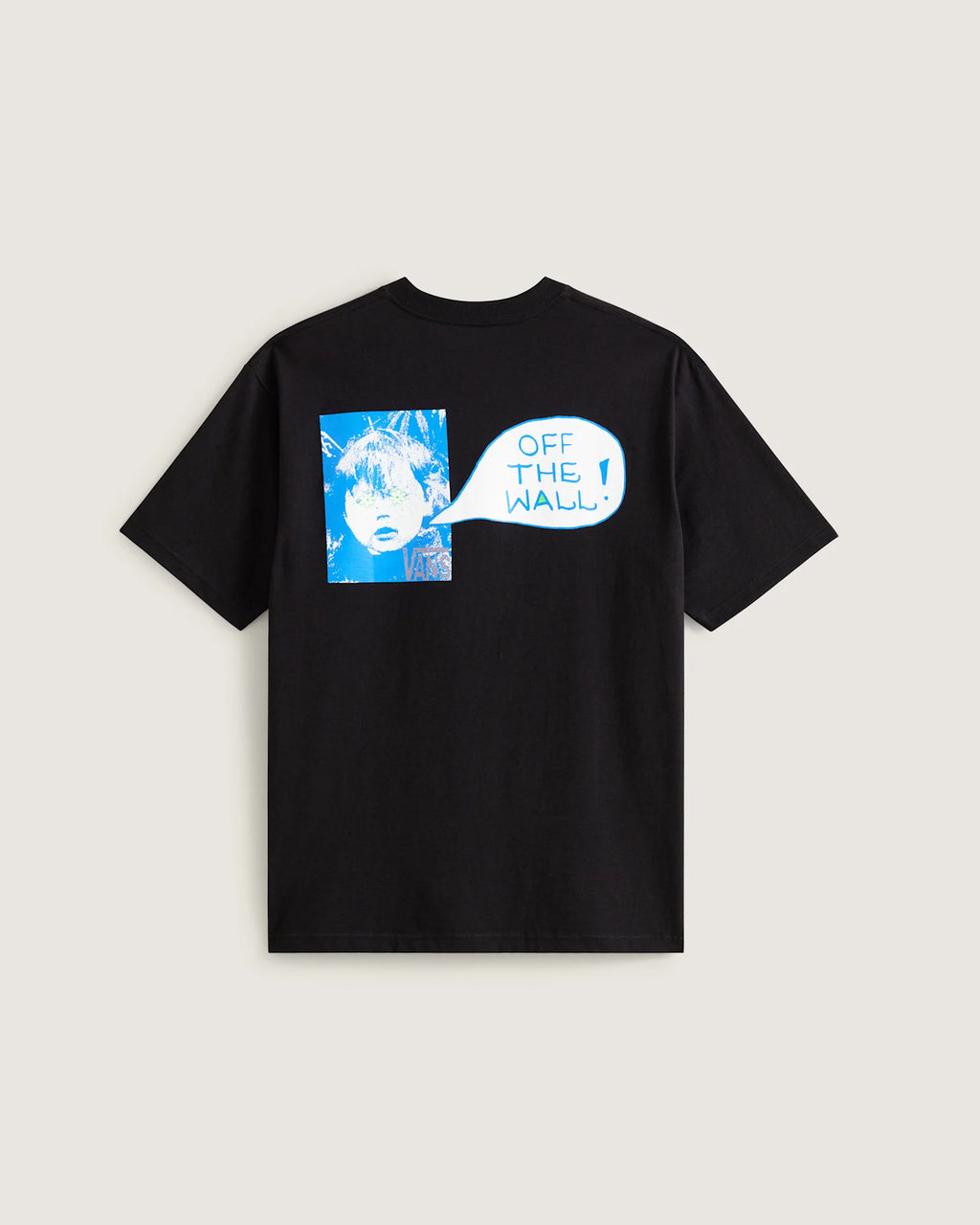 VANS Side Talk SS Tee Black Póló VN000SXDBLK1 - 2