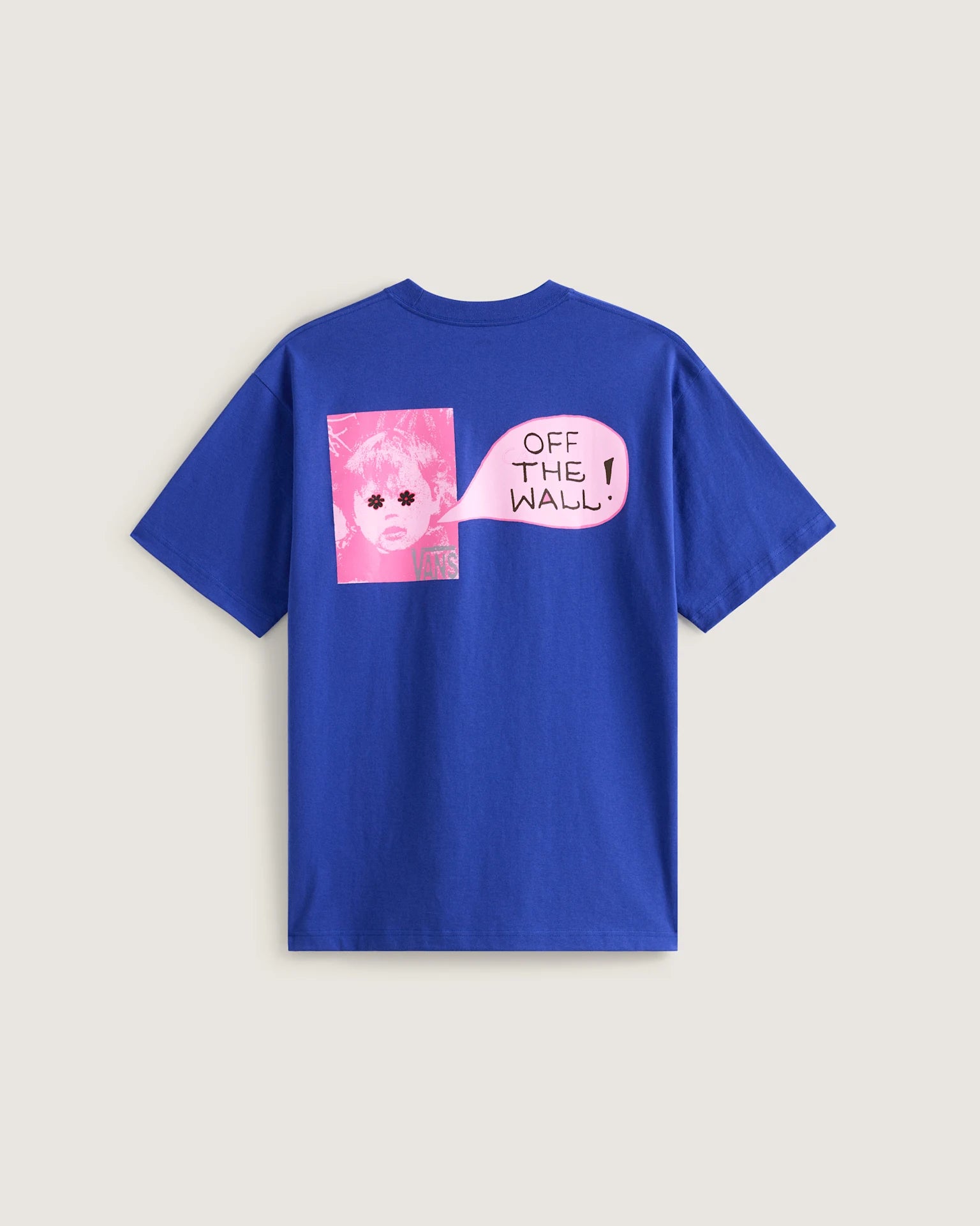 VANS Side Talk SS Tee Royal Cobalt Póló VN000SXDFRX1 - 2