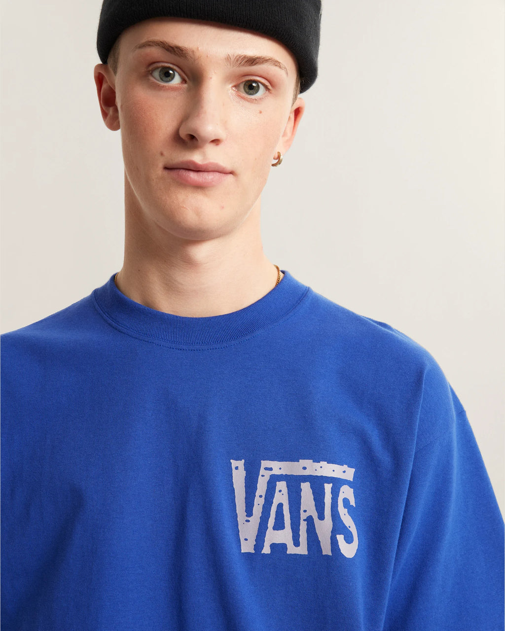 VANS Side Talk SS Tee Royal Cobalt Póló VN000SXDFRX1 - 6