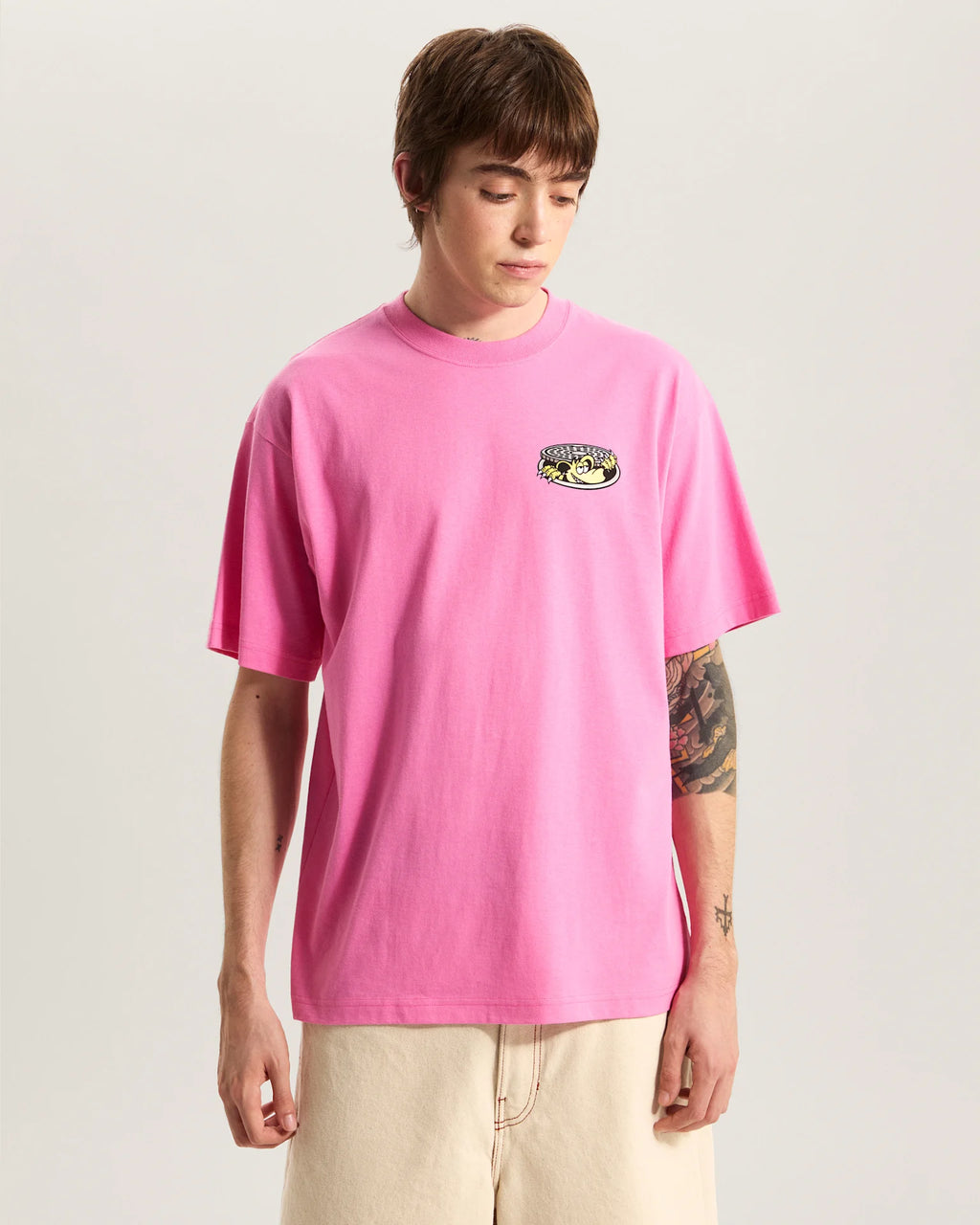 VANS Downside SS Tee Pink Fizz Póló VN000SXSFRQ1 - 3