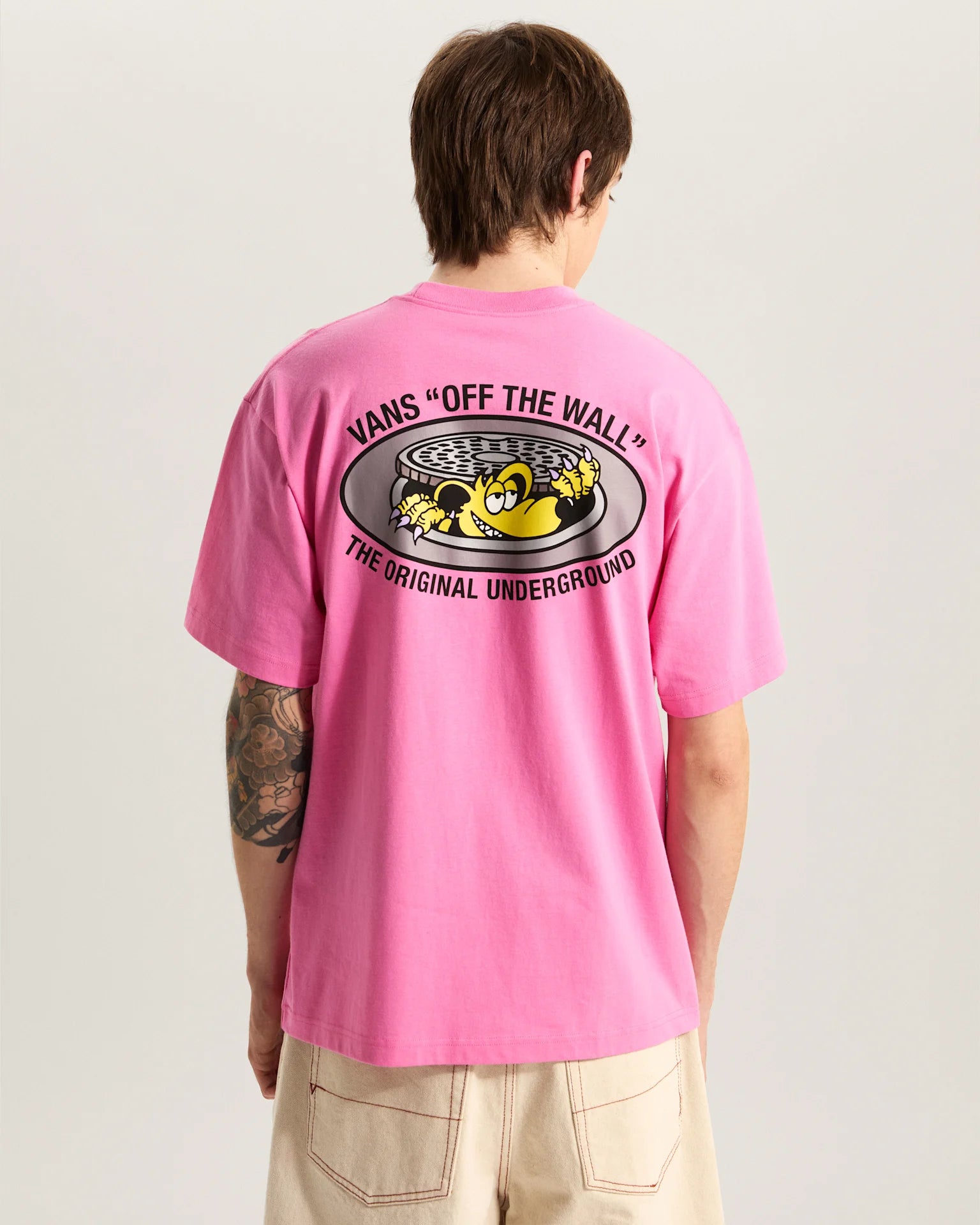 VANS Downside SS Tee Pink Fizz Póló VN000SXSFRQ1 - 4