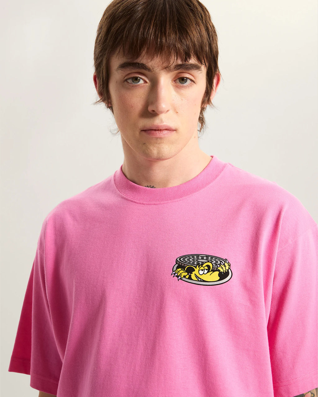 VANS Downside SS Tee Pink Fizz Póló VN000SXSFRQ1 - 6