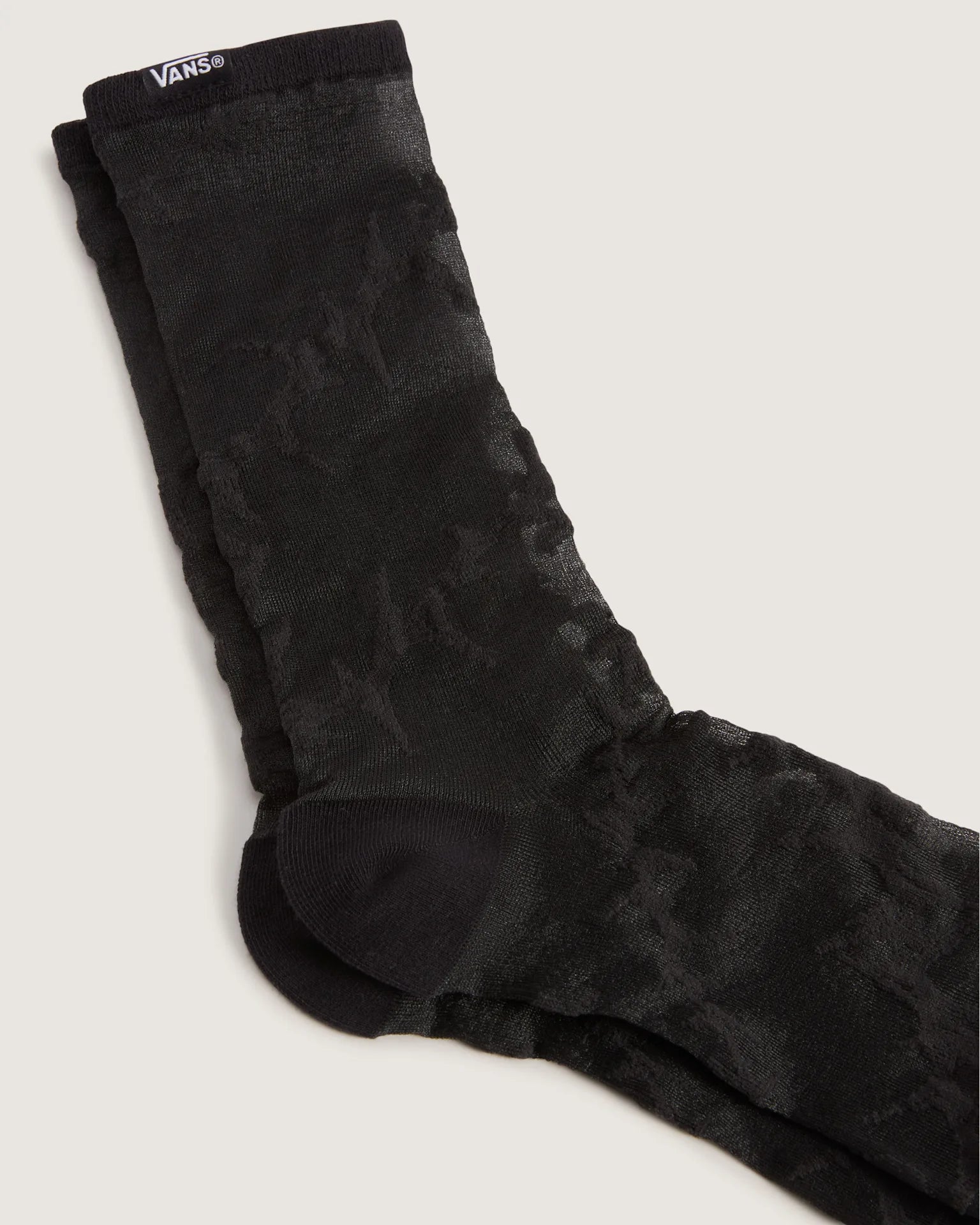 VANS Hazy Sheer Crew Black Zokni VN000SYPBLK1 - 3