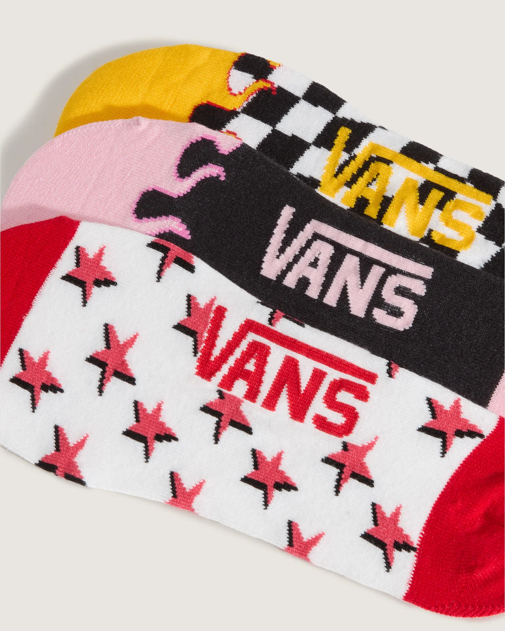 VANS Ticker Canoodle CHECKERBOARD RACING RED Zokni VN000SYXIZQ1 - 3