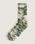 VANS Downing Crew Neutral Olive/Marshmallow Zokni VN000T03GCY1 - 1